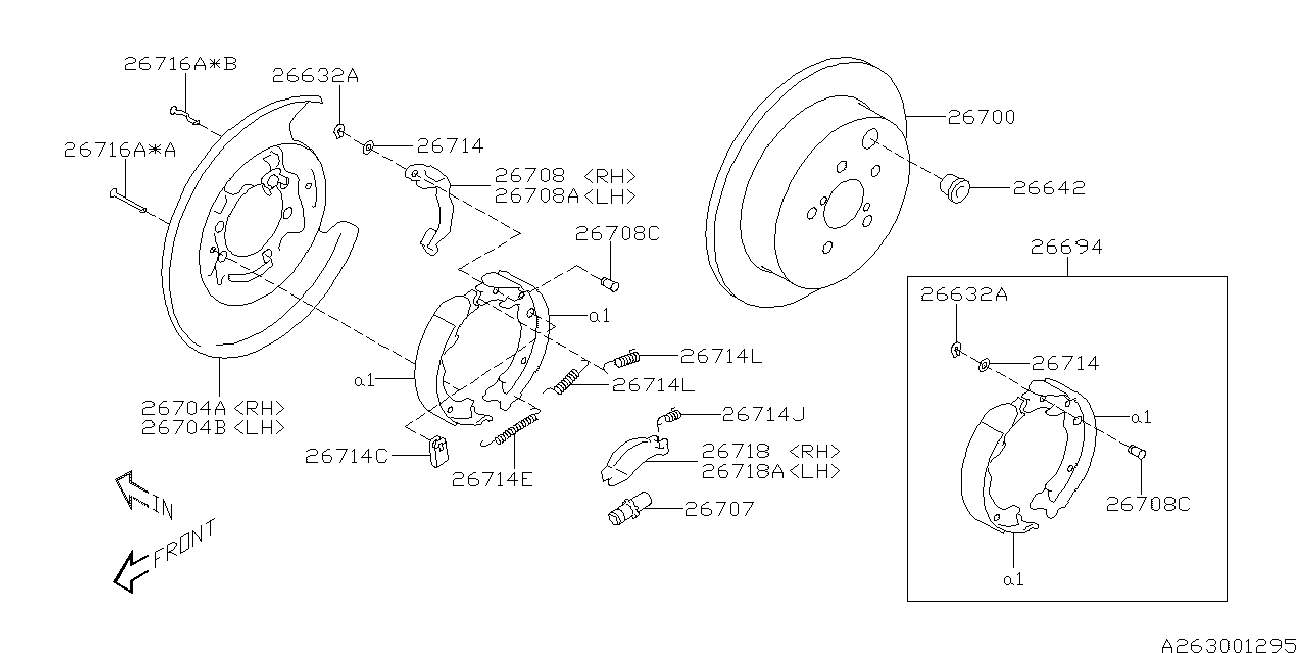 Subaru 26700FJ000 - Bremžu diski ps1.lv