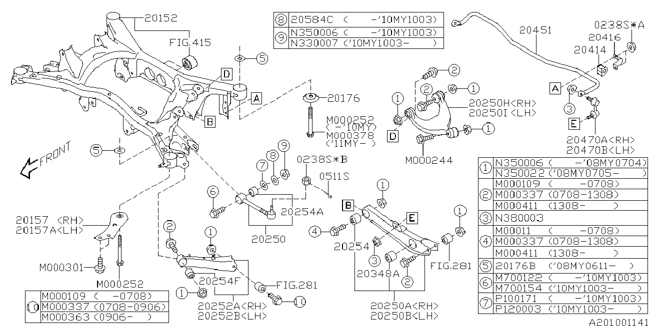 Subaru 20470-XA010 - Stiepnis / Atsaite, Stabilizators ps1.lv