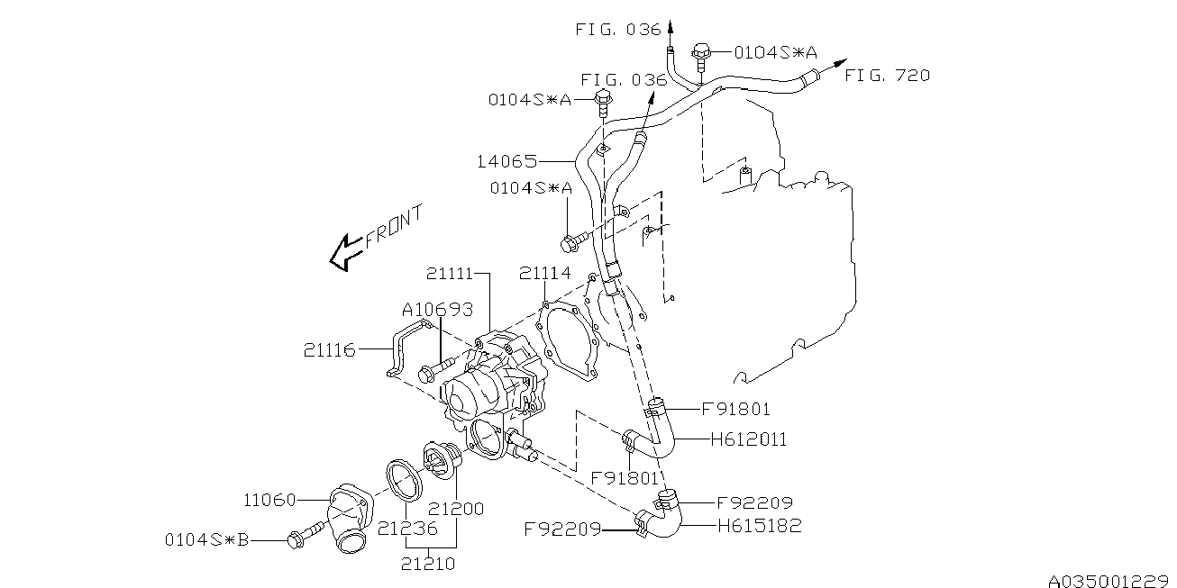 Subaru 21200AA200 - Termostats, Dzesēšanas šķidrums ps1.lv