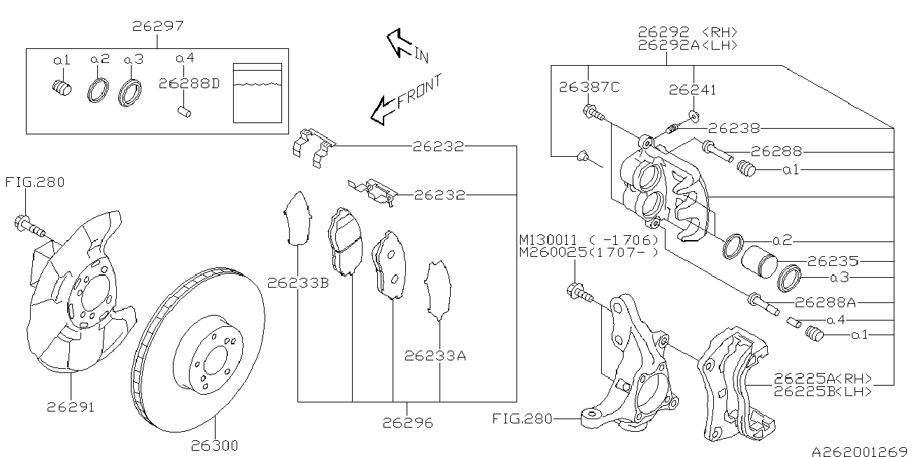 Bedford 26296-SC021 - Bremžu uzliku kompl., Disku bremzes ps1.lv