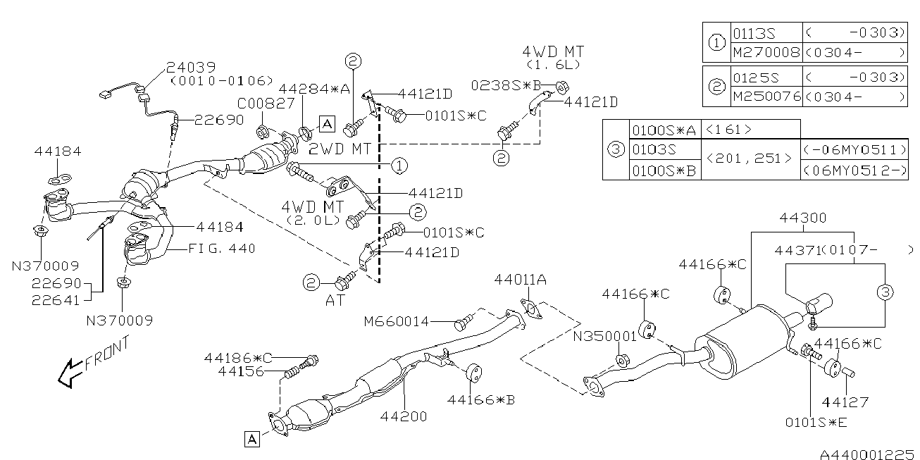 Subaru 22690AA420 - Lambda zonde ps1.lv