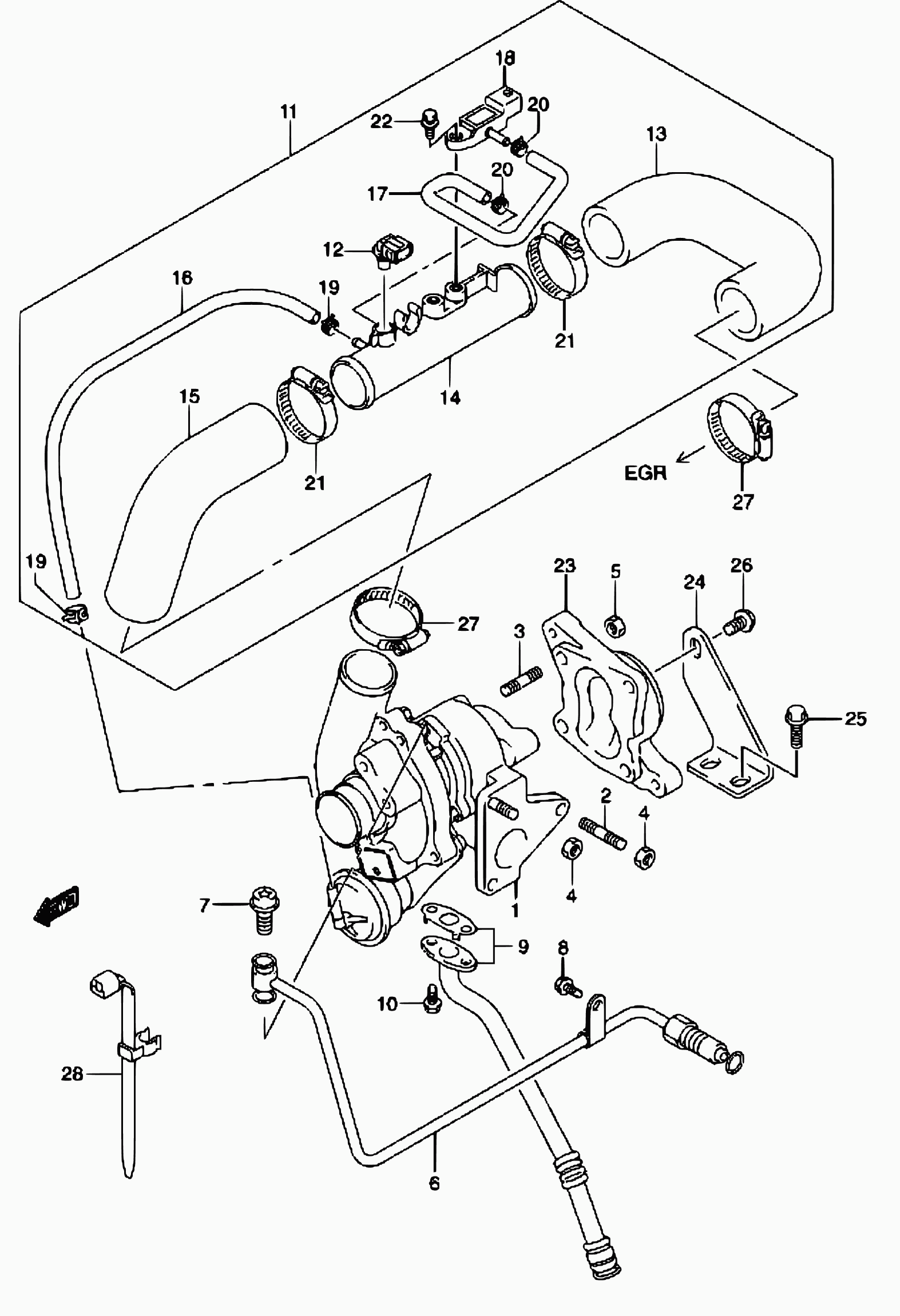 Suzuki 18590 84A00 - Devējs, Pūtes spiediens ps1.lv