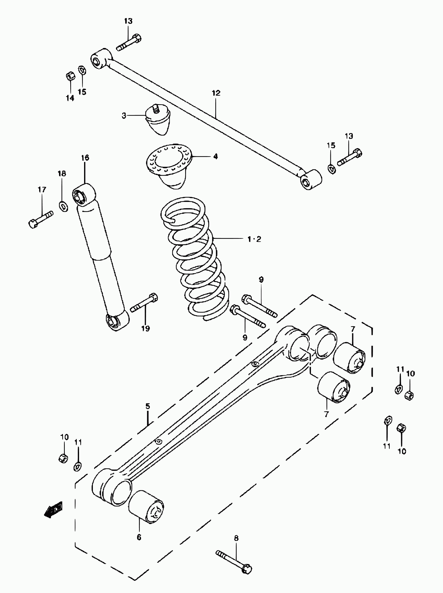 Suzuki 41311-82A40 - Balstiekārtas atspere ps1.lv