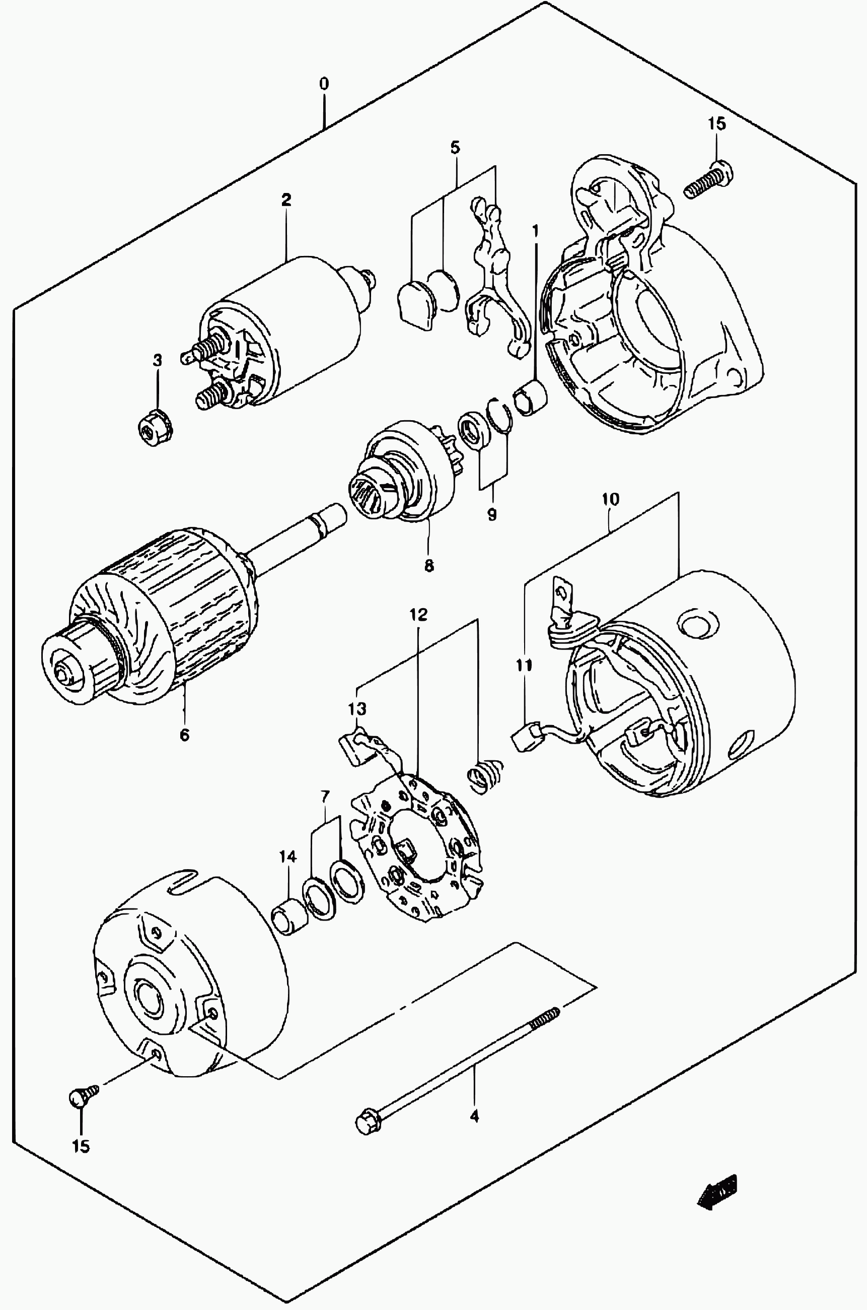 Suzuki 31220-84030 - Ievilcējrelejs, Starteris ps1.lv