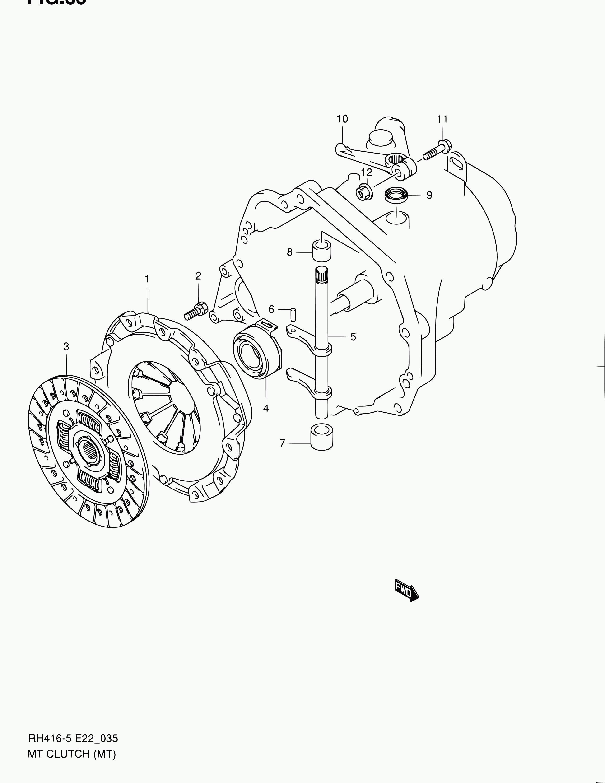 Suzuki 22400-68J00 - Sajūga disks ps1.lv