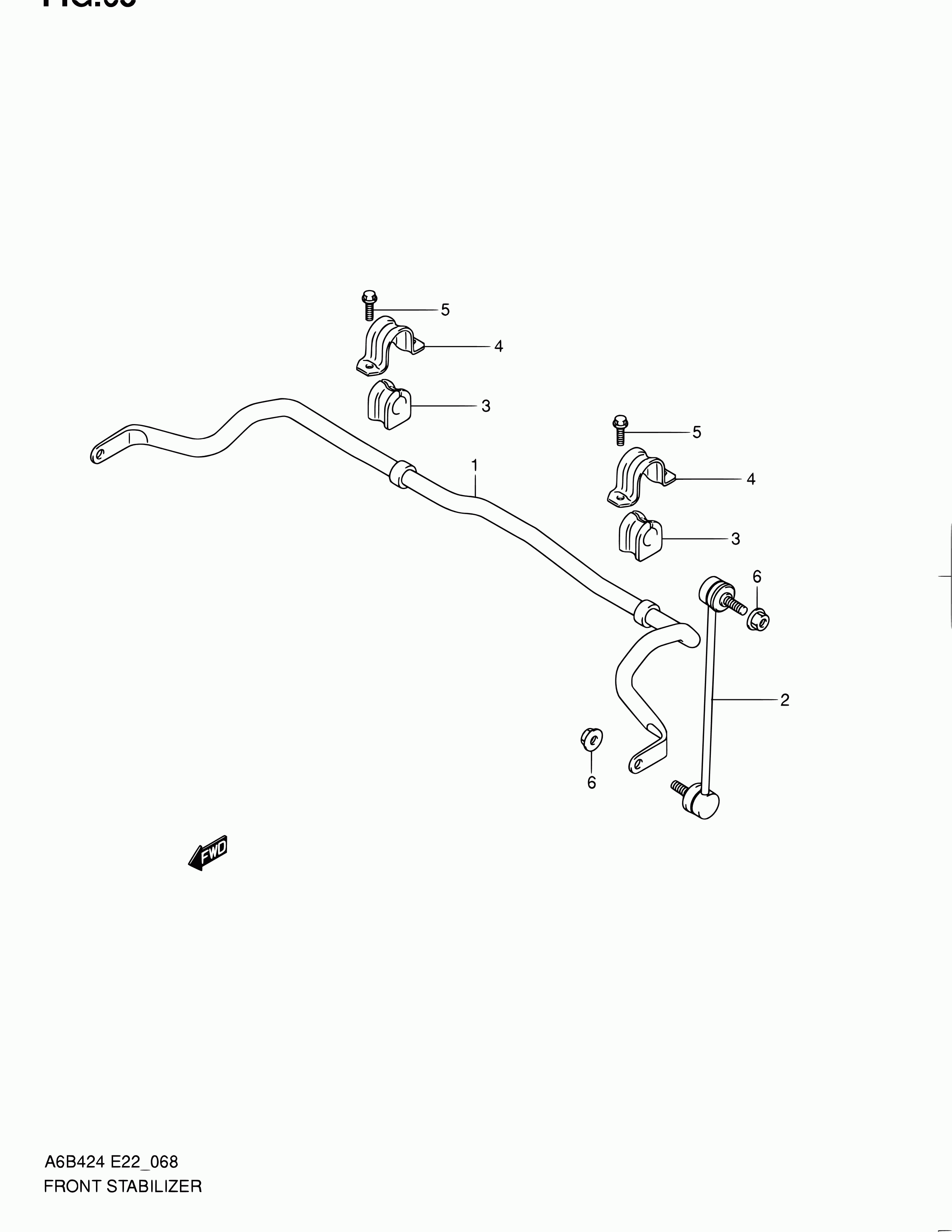 Suzuki 42420-80J00 - Stiepnis / Atsaite, Stabilizators ps1.lv