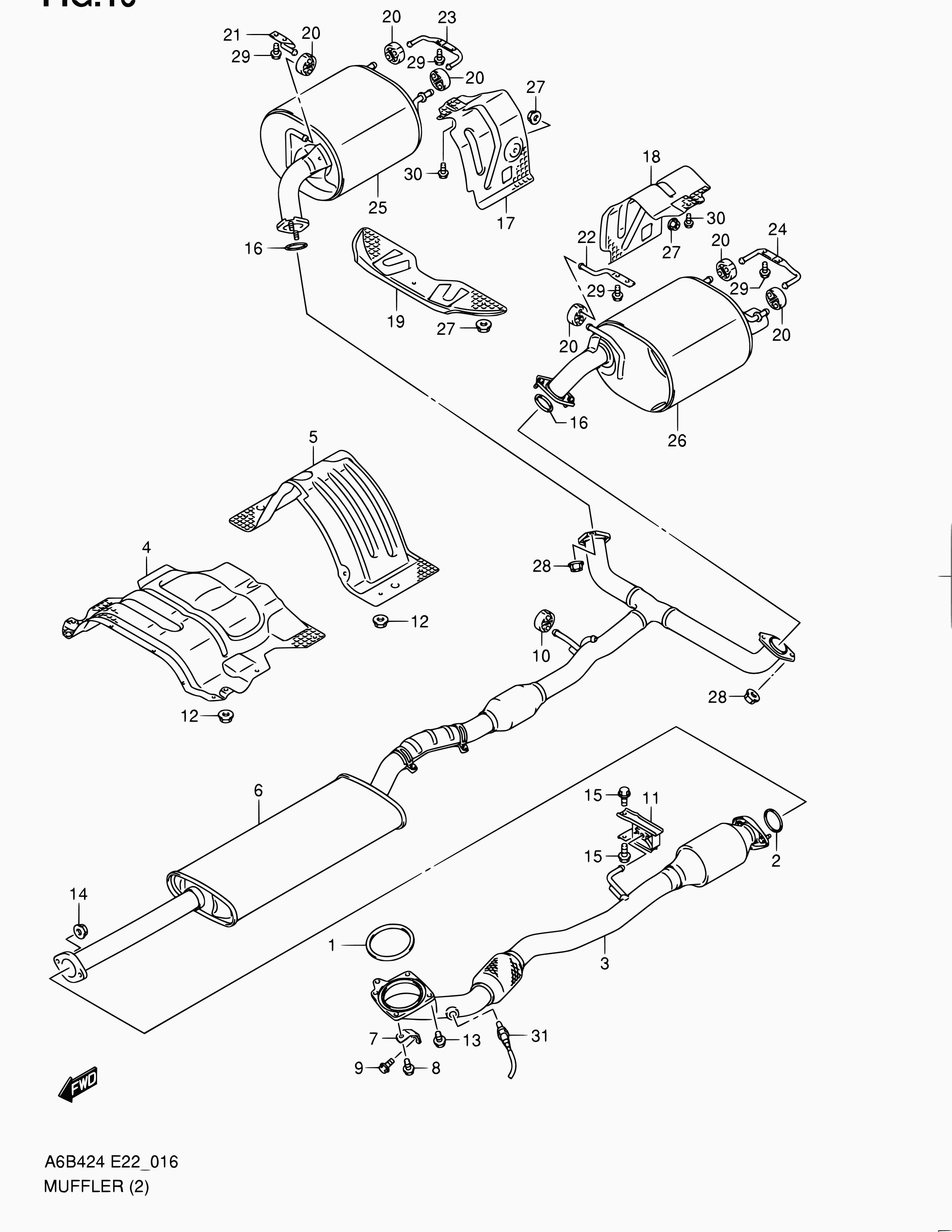 Subaru 14182-60B00 - Blīvgredzens, Izplūdes caurule ps1.lv