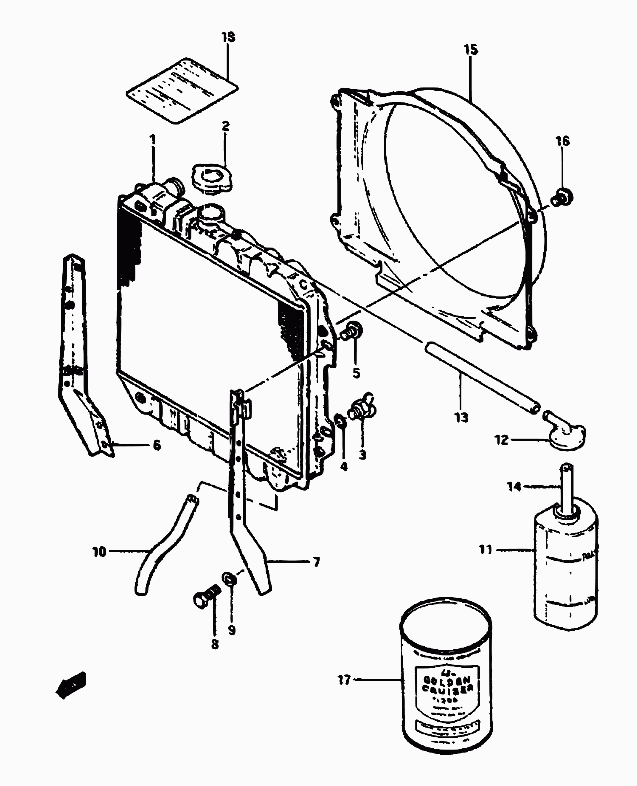 TOYOTA 17920-63210 - Vāciņš, Radiators ps1.lv