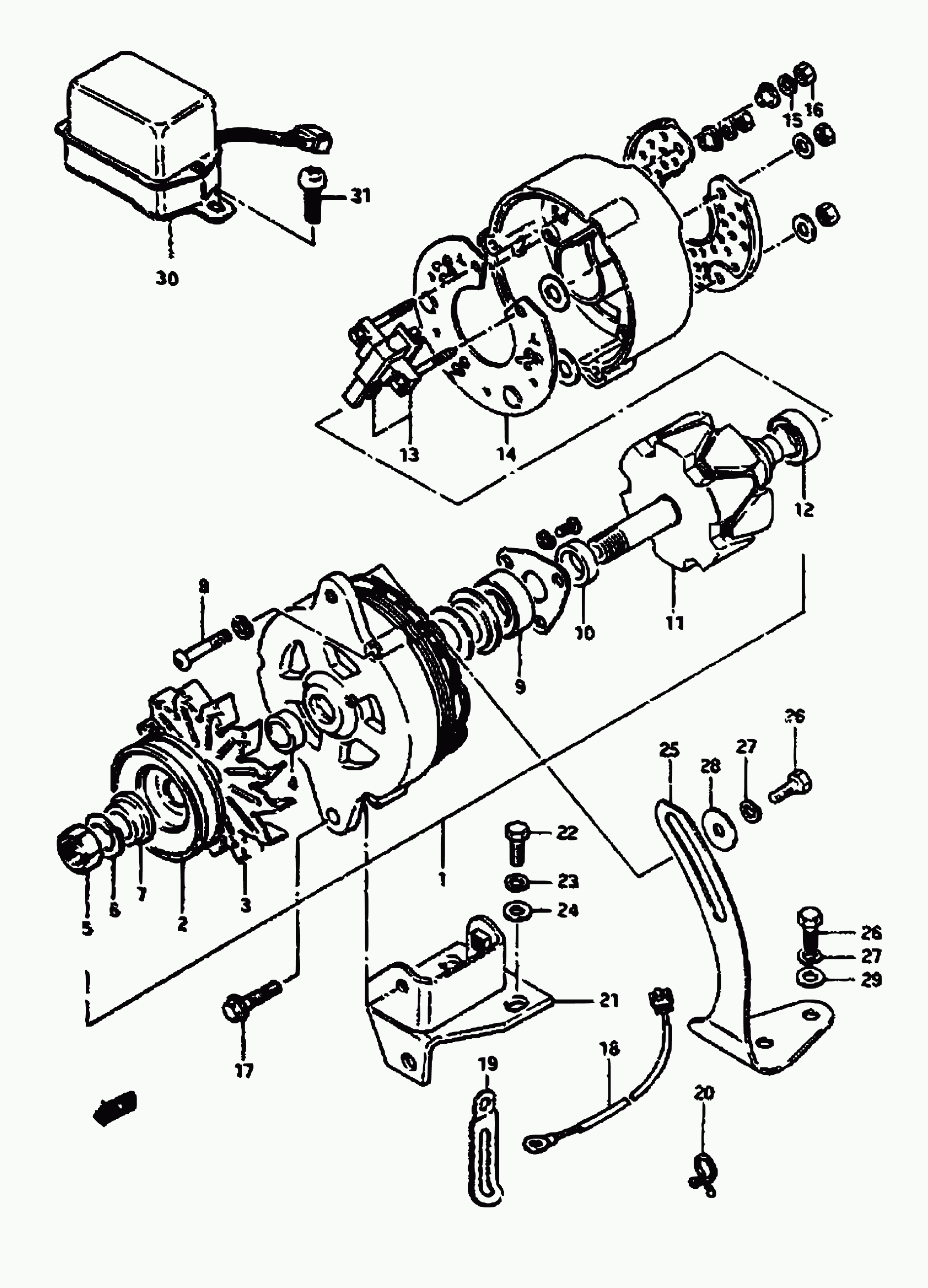 Suzuki 31400-72011 - Ģenerators ps1.lv