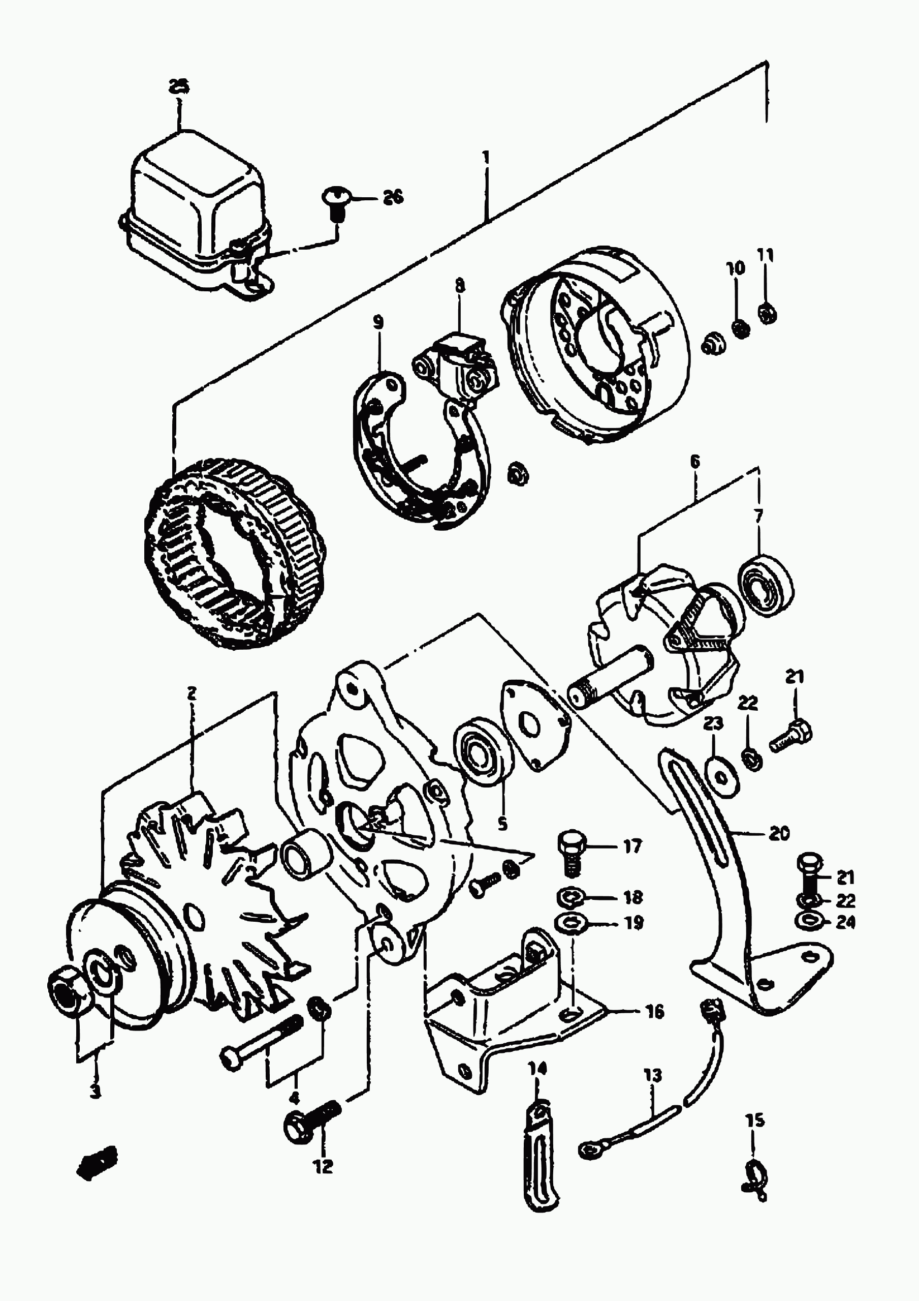 Suzuki 31400-78432 - Ģenerators ps1.lv