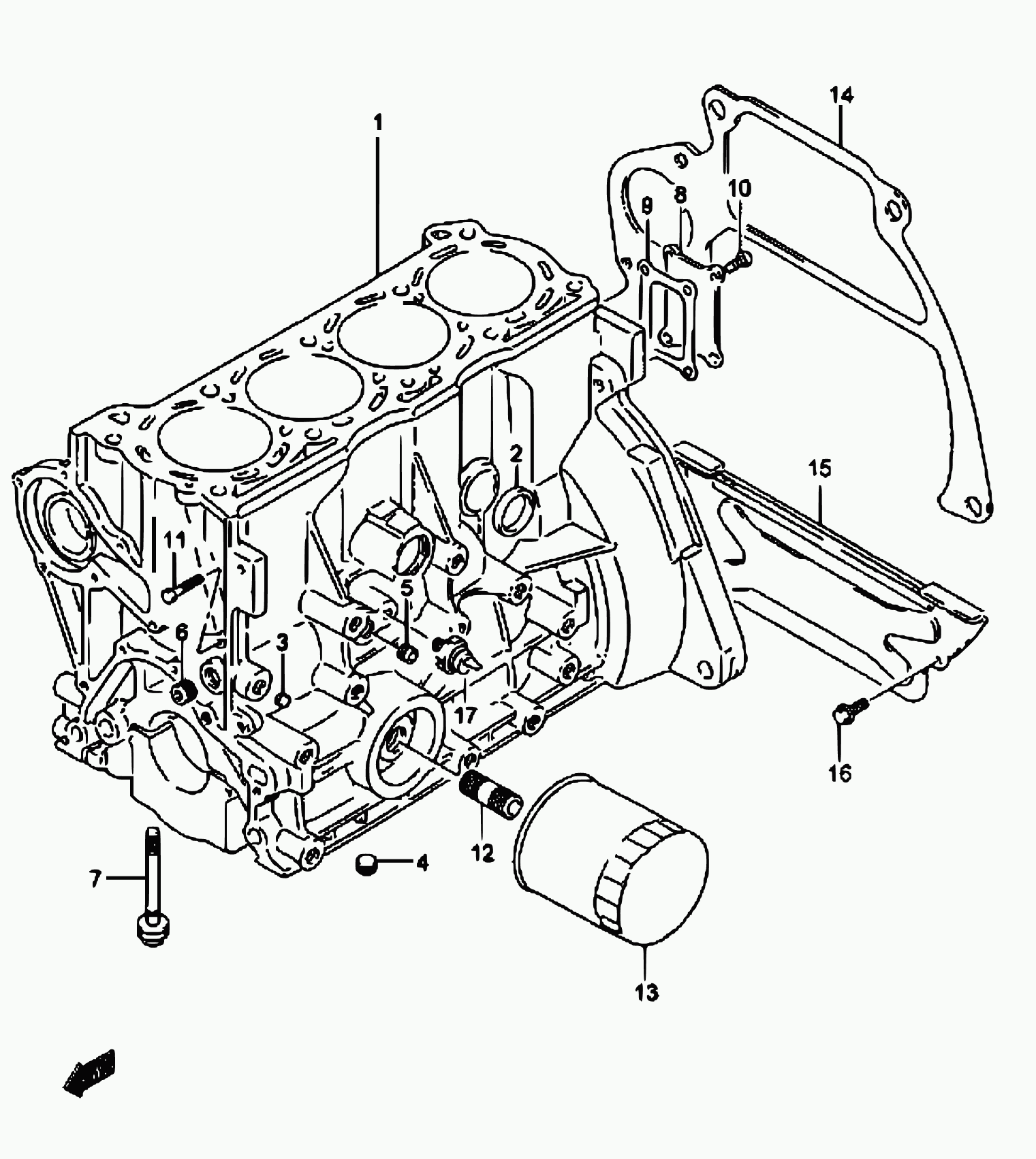 Bedford 16510-61A20 - Eļļas filtrs ps1.lv