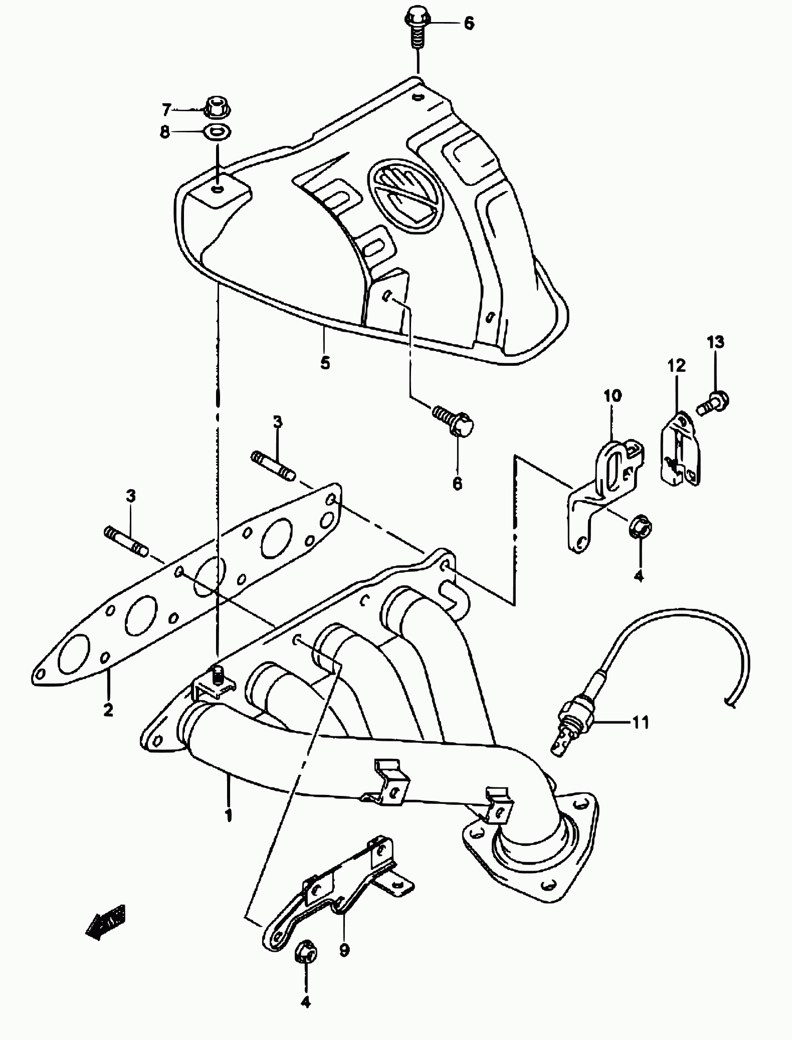 Suzuki 18213-65D30 - Lambda zonde ps1.lv