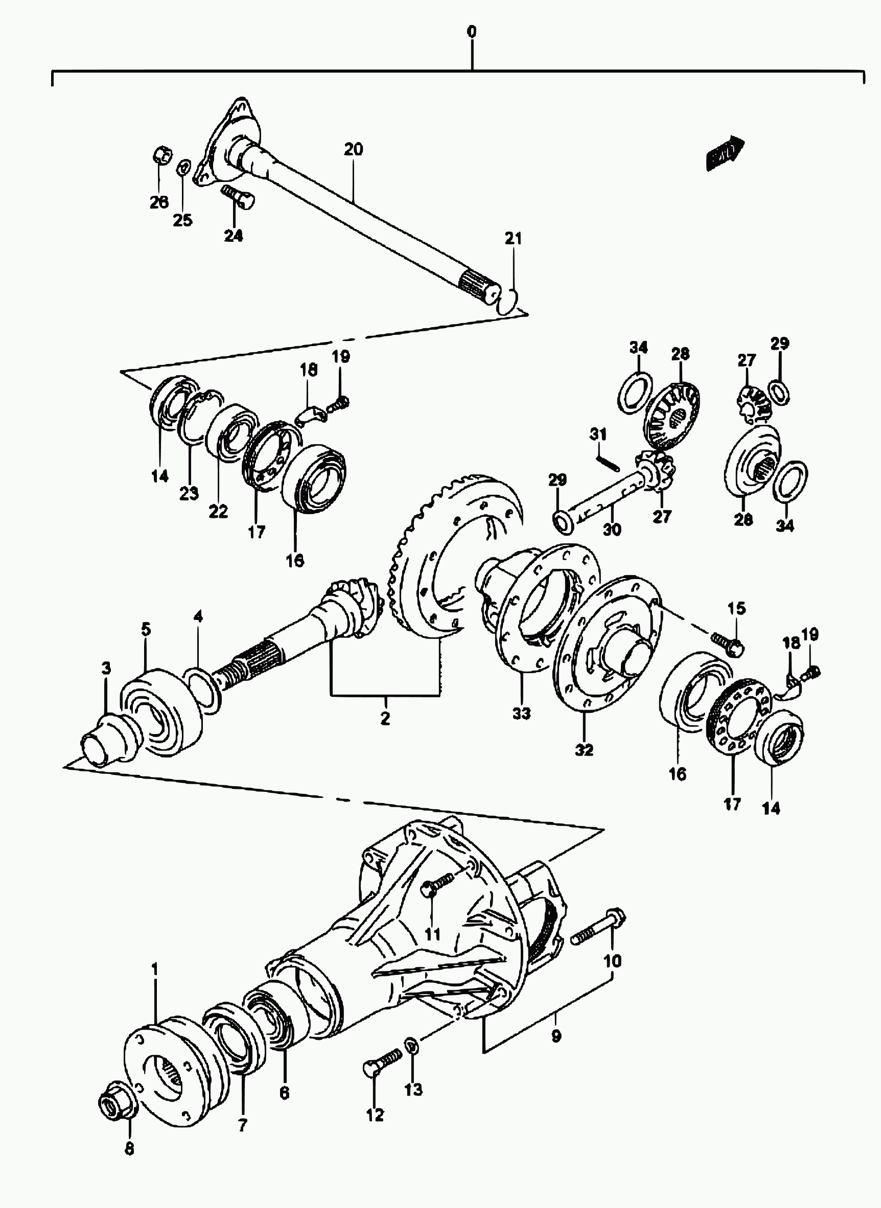 Suzuki 09283-35008 - Vārpstas blīvgredzens, Diferenciālis ps1.lv