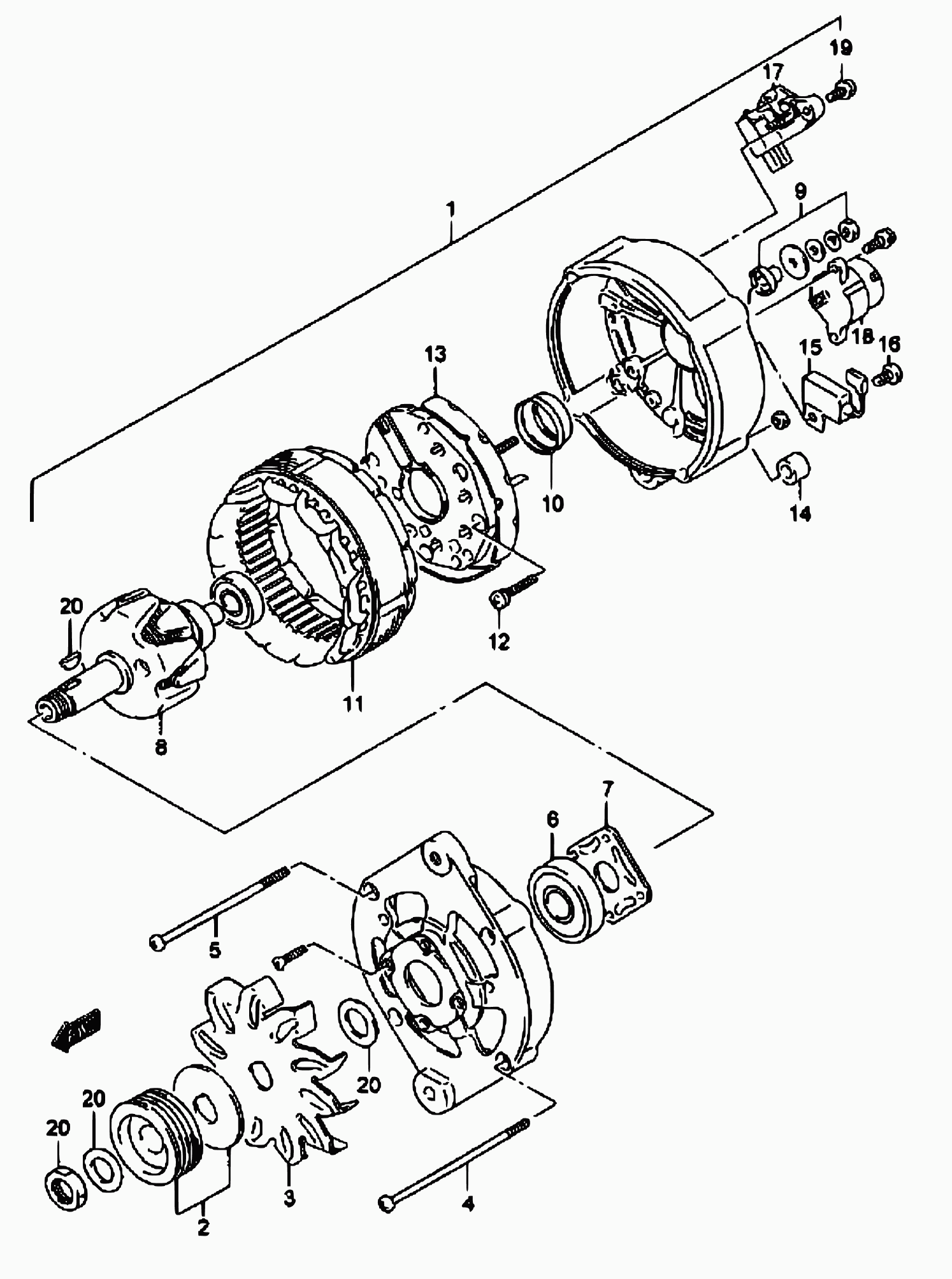 Honda 31400-85C00 - Ģenerators ps1.lv