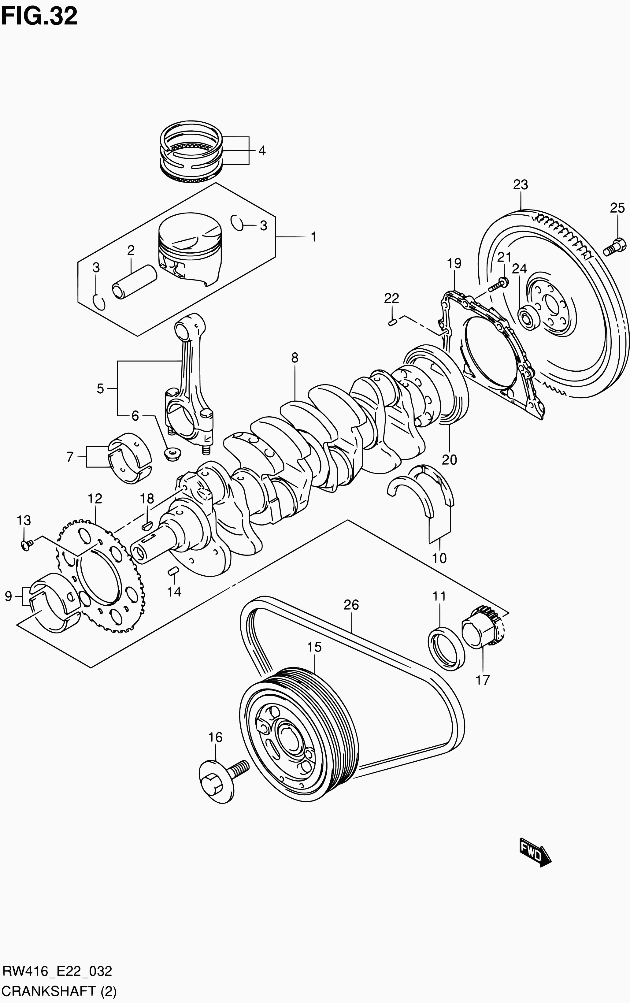 Bedford 17521-64J00 - Ķīļrievu siksna ps1.lv