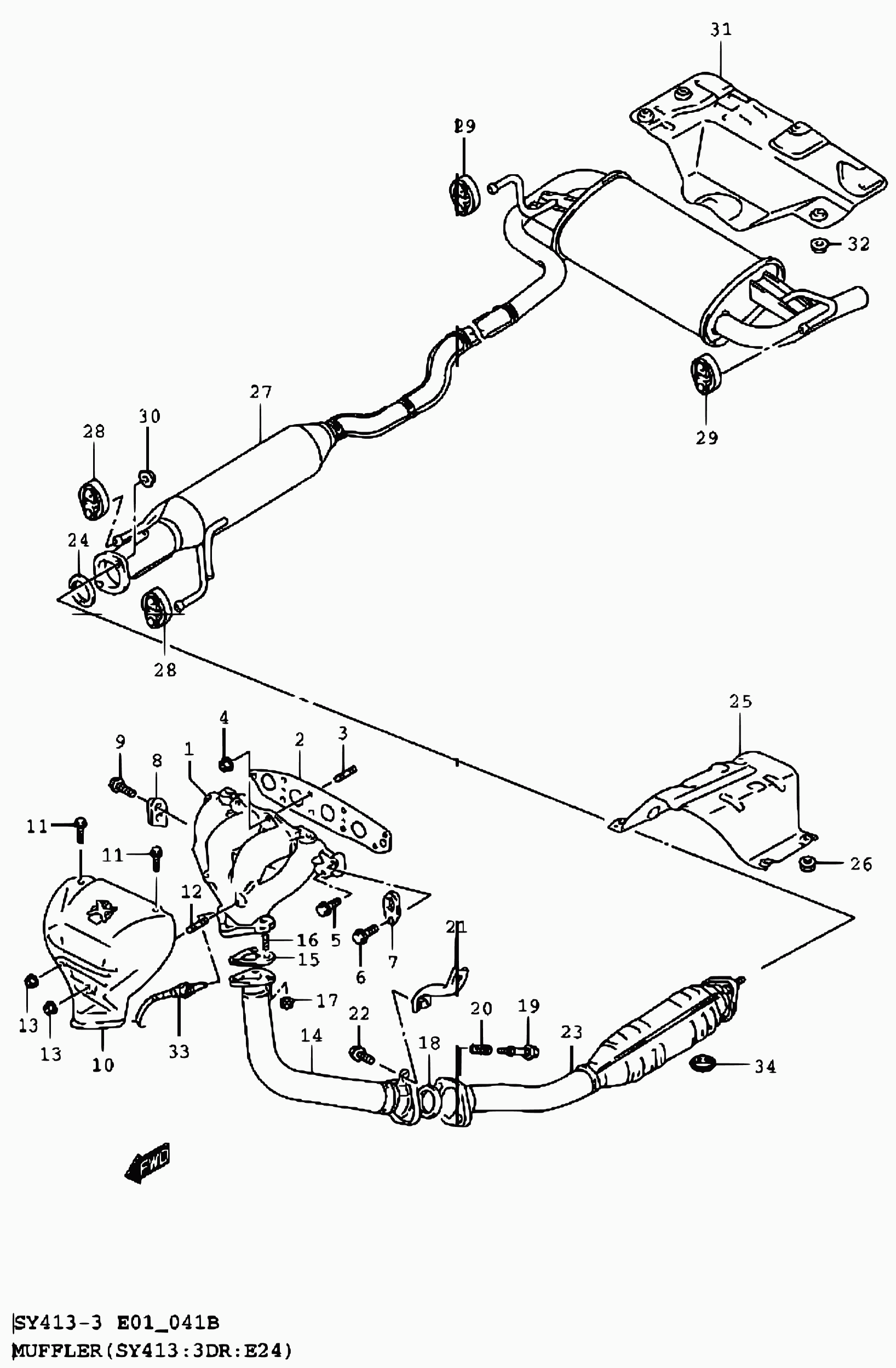 Suzuki 18213-57B10 - Lambda zonde ps1.lv