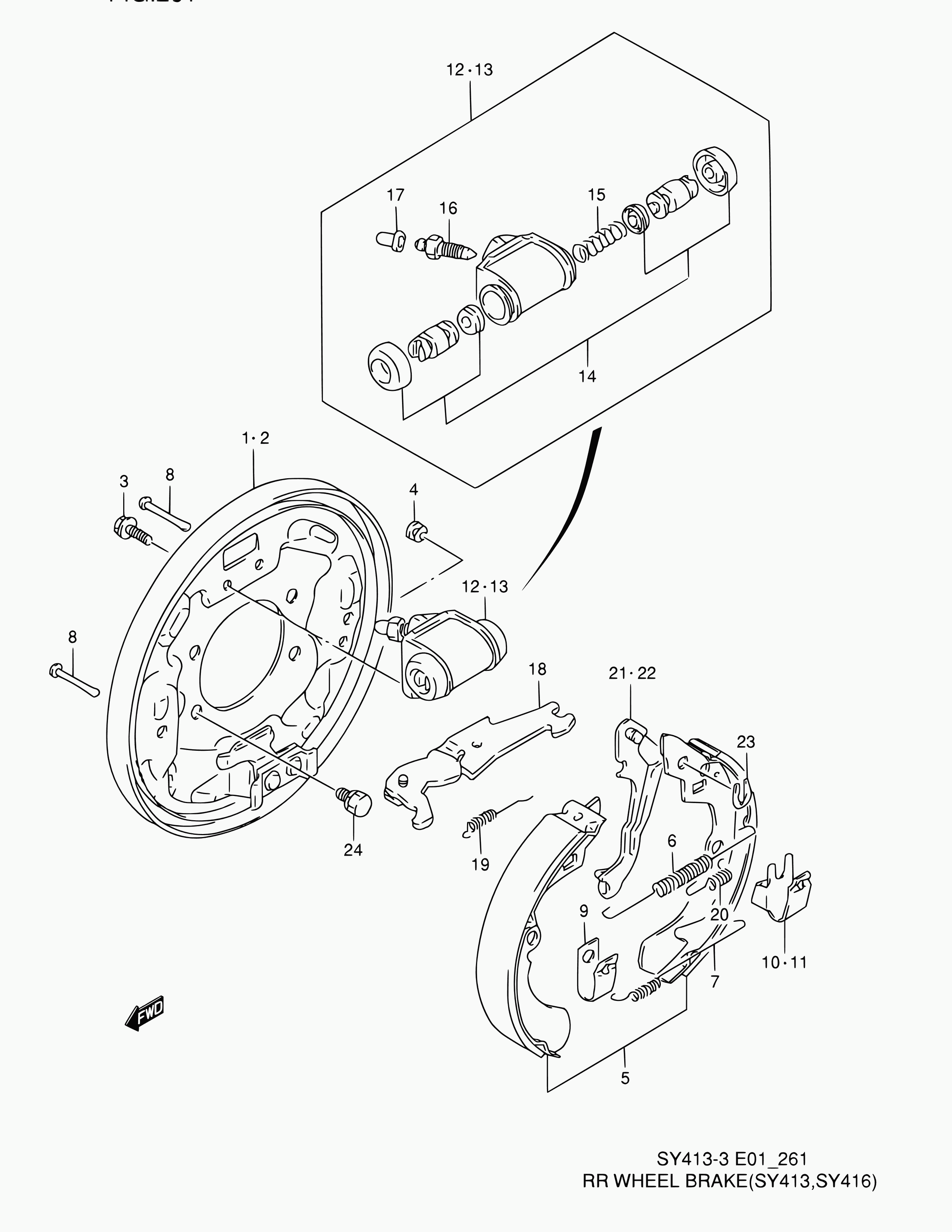 AISIN 53402-63B00 - CYLINDER ASSY, REAR WHEEL LH ps1.lv