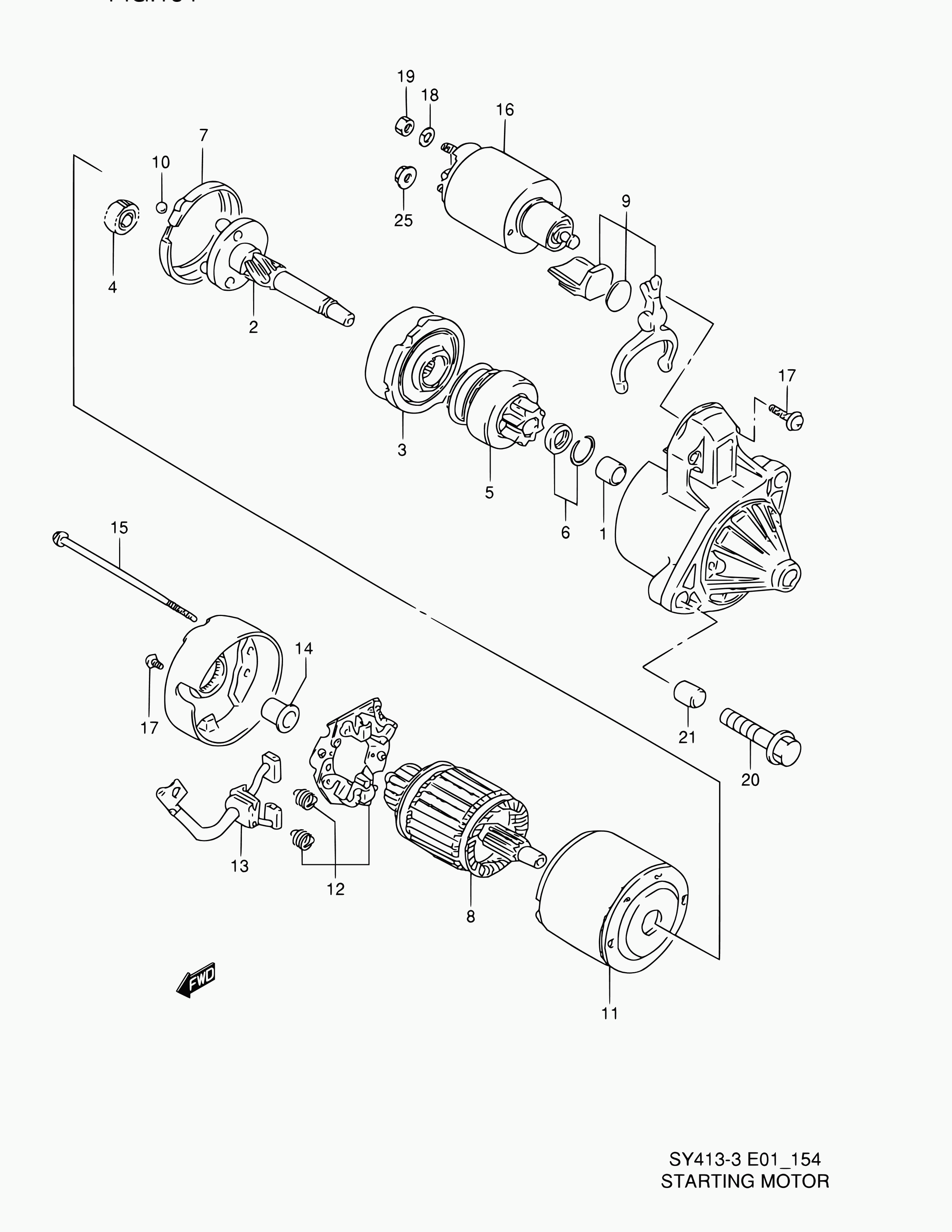 Suzuki 31100-86033 - Starteris ps1.lv