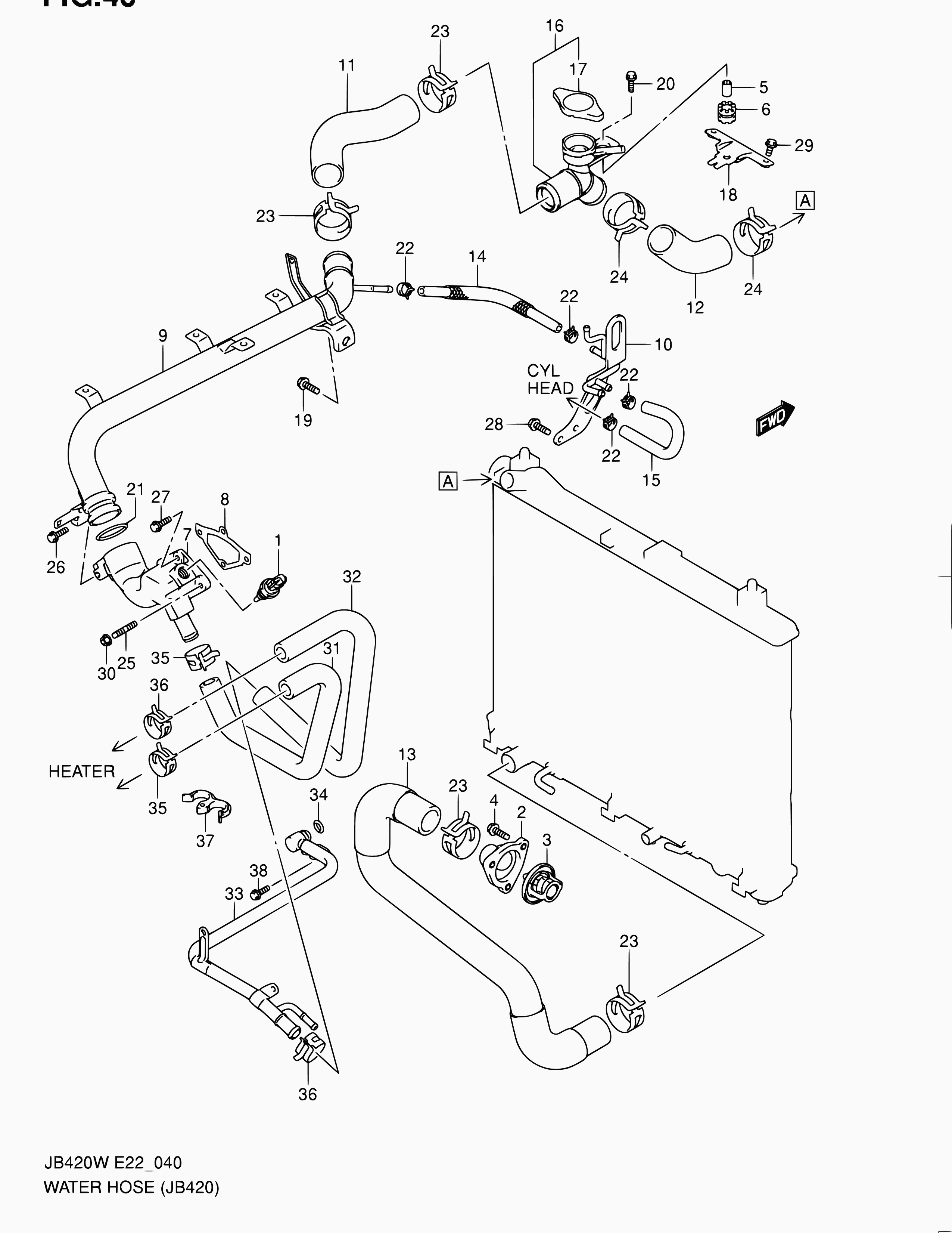 Subaru 17670-65D00 - Termostats, Dzesēšanas šķidrums ps1.lv