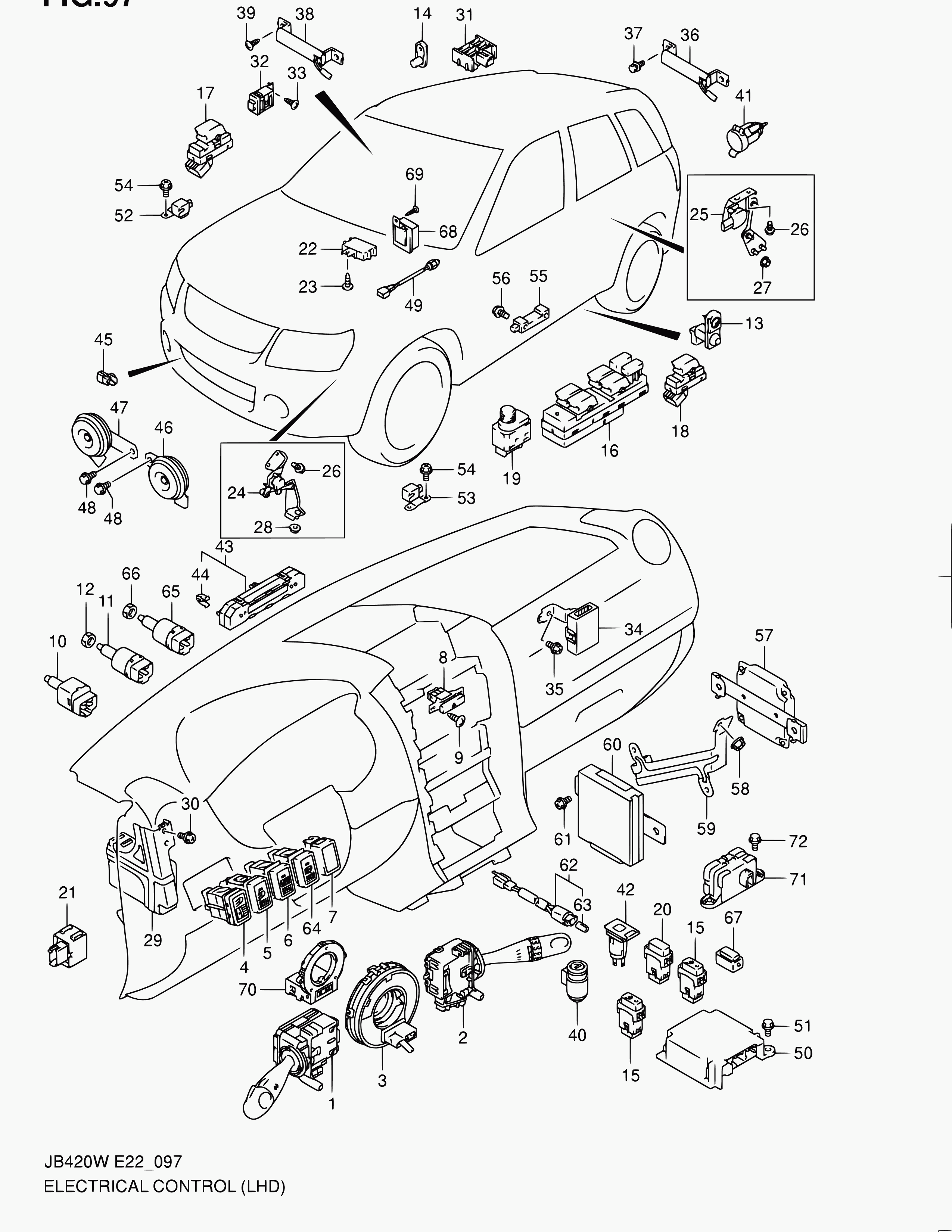 Suzuki 37740-75H10 - Bremžu signāla slēdzis ps1.lv