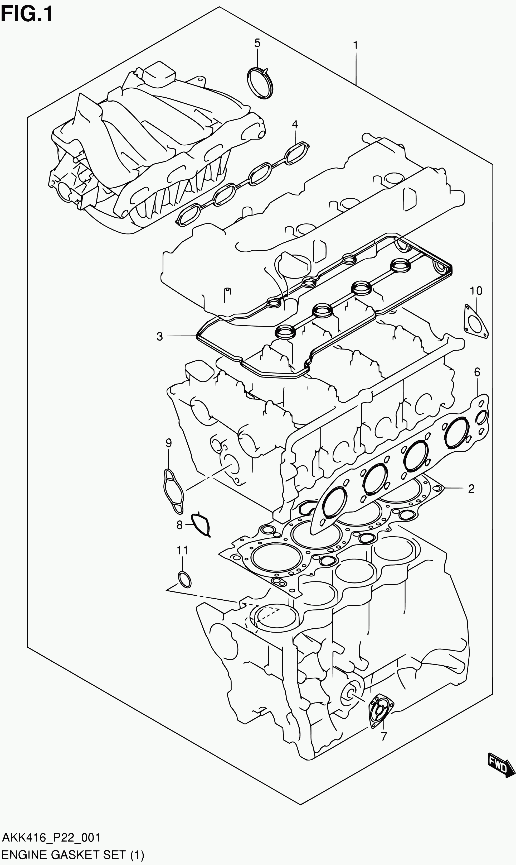 Suzuki 14140-69G02 - Blīve, Izplūdes kolektors ps1.lv