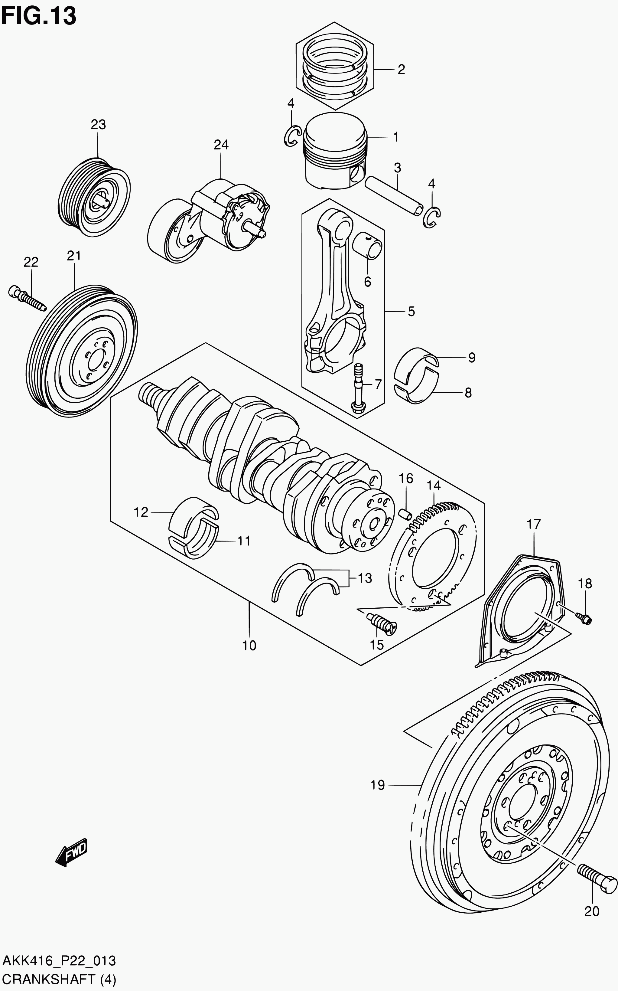 Suzuki 17540-62M00 - Parazīt / Vadrullītis, Ķīļrievu siksna ps1.lv