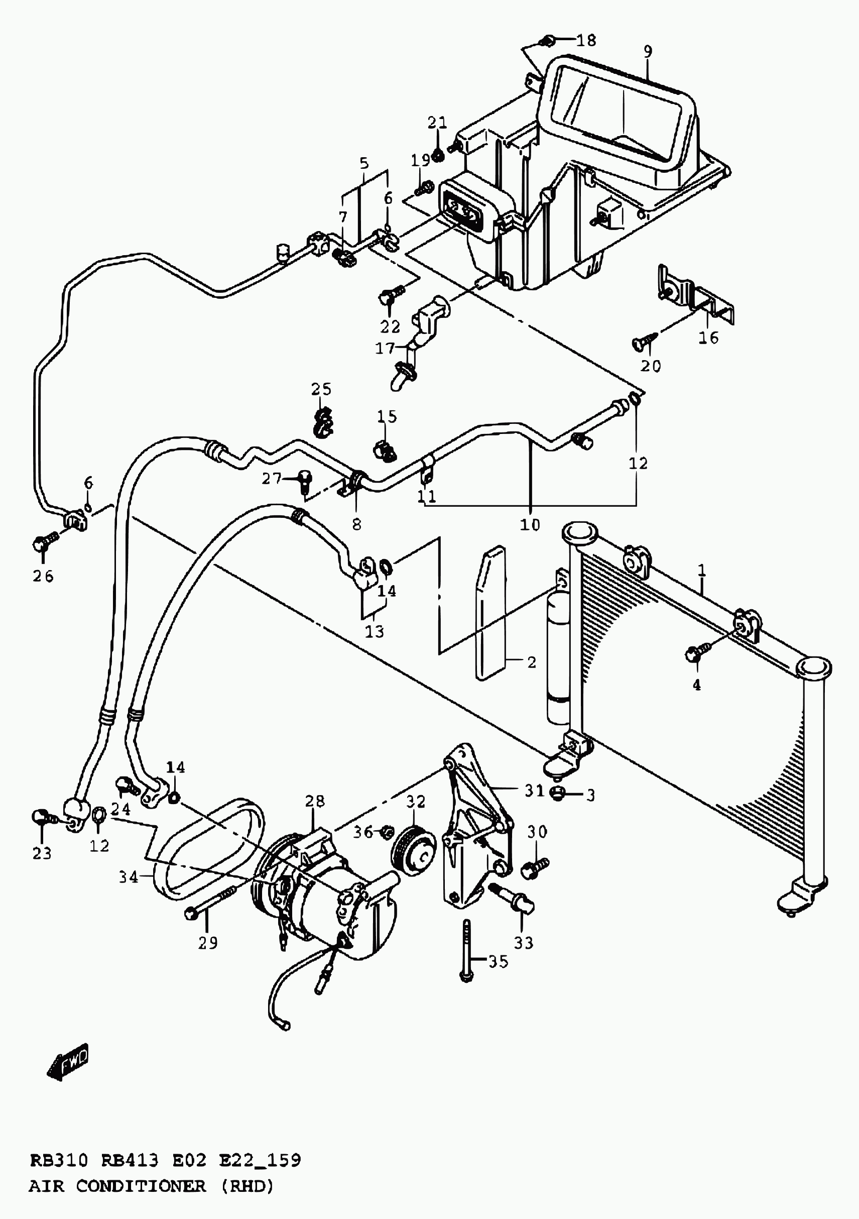 Mitsubishi 95141-60B50 - Ķīļrievu siksna ps1.lv