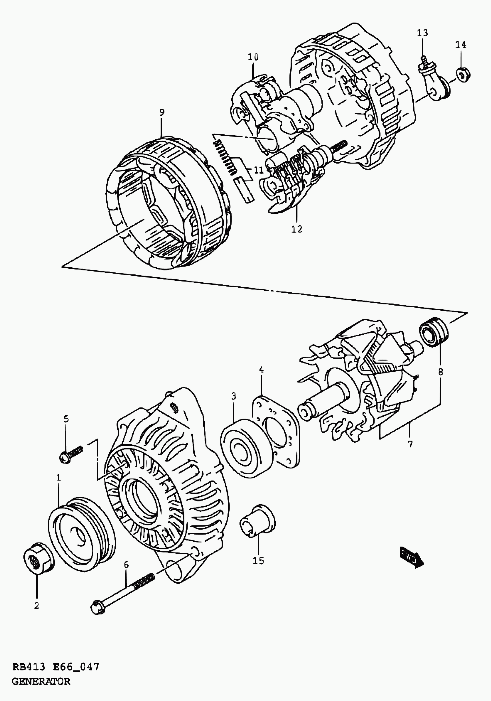 Suzuki 31400-83E00 - Ģenerators ps1.lv