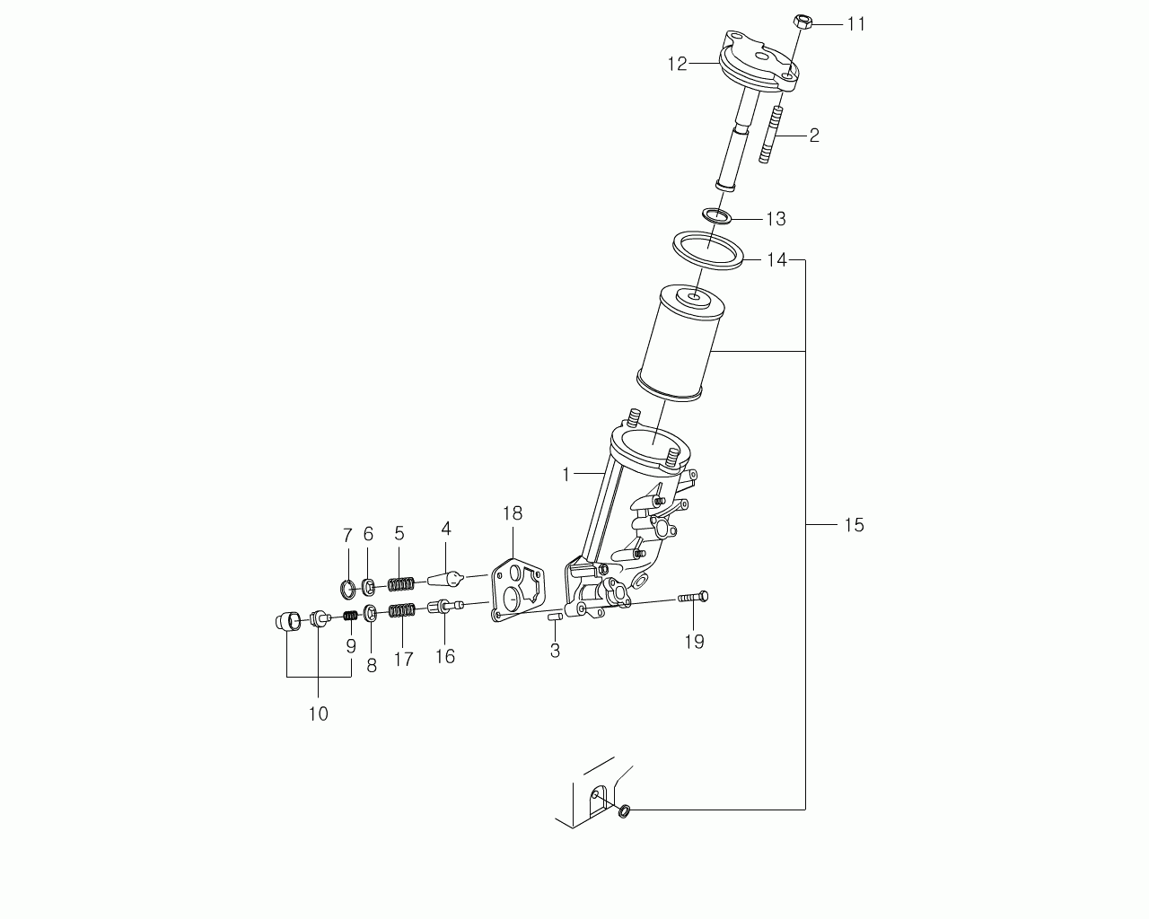 Ssangyong 6611803009 - Eļļas filtrs ps1.lv