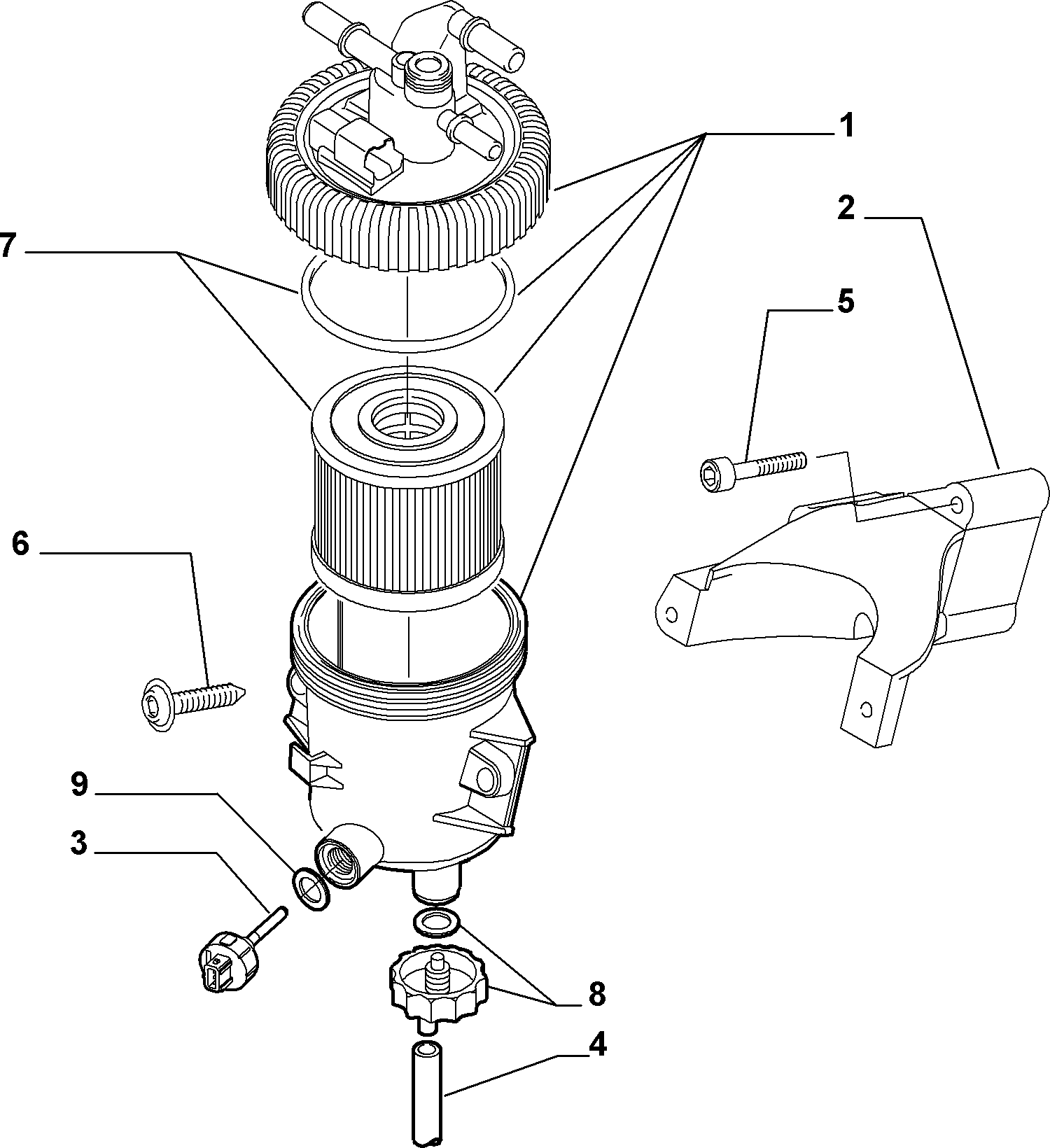 Autobianchi 9401906768 - FILTERING ELEMENT ps1.lv