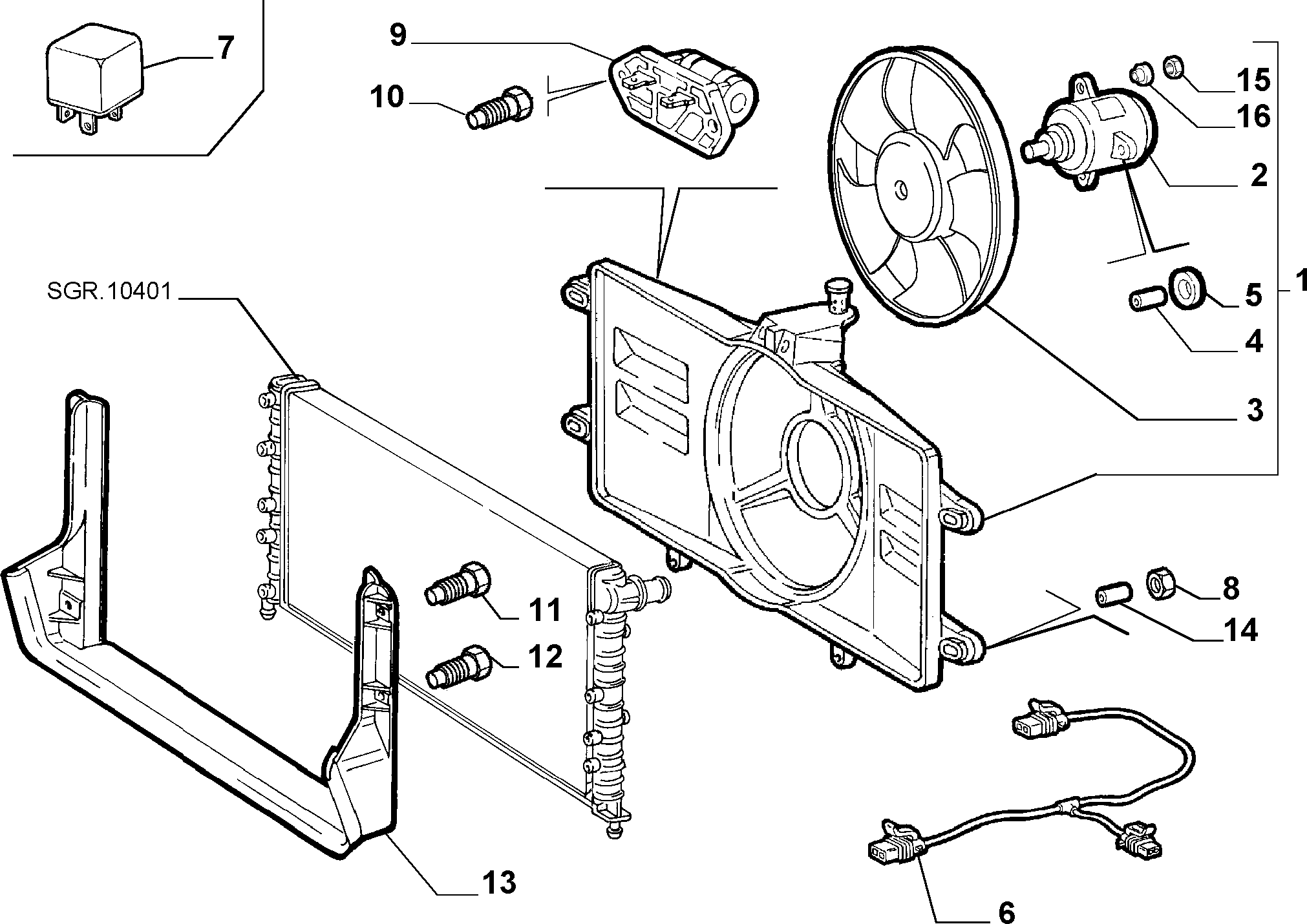 FIAT 51736774 - Rezistors, Salona ventilators ps1.lv