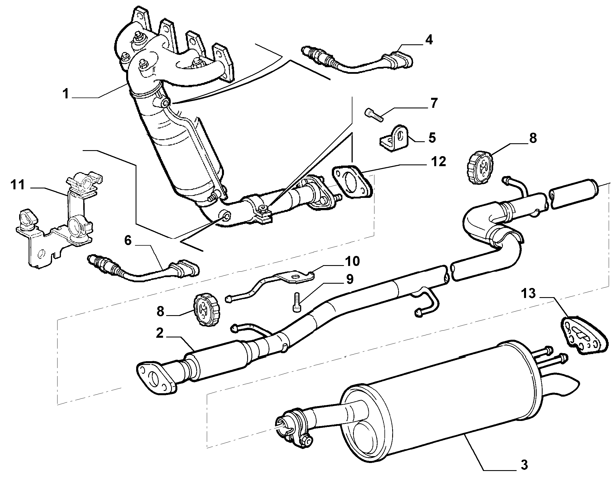 FIAT 46750241 - Lambda zonde ps1.lv