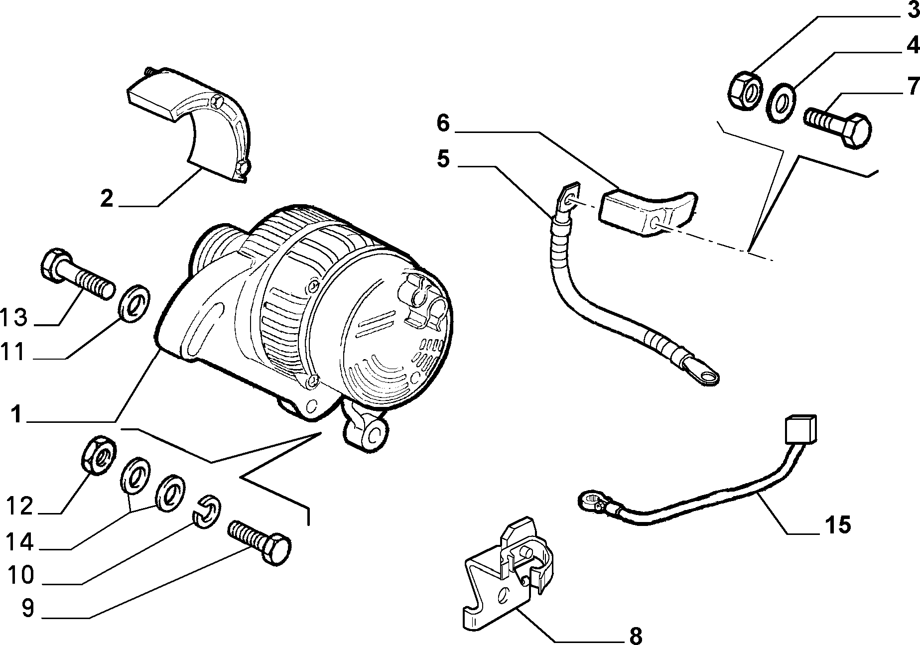 Alfa Romeo 46436507 - Ģenerators ps1.lv