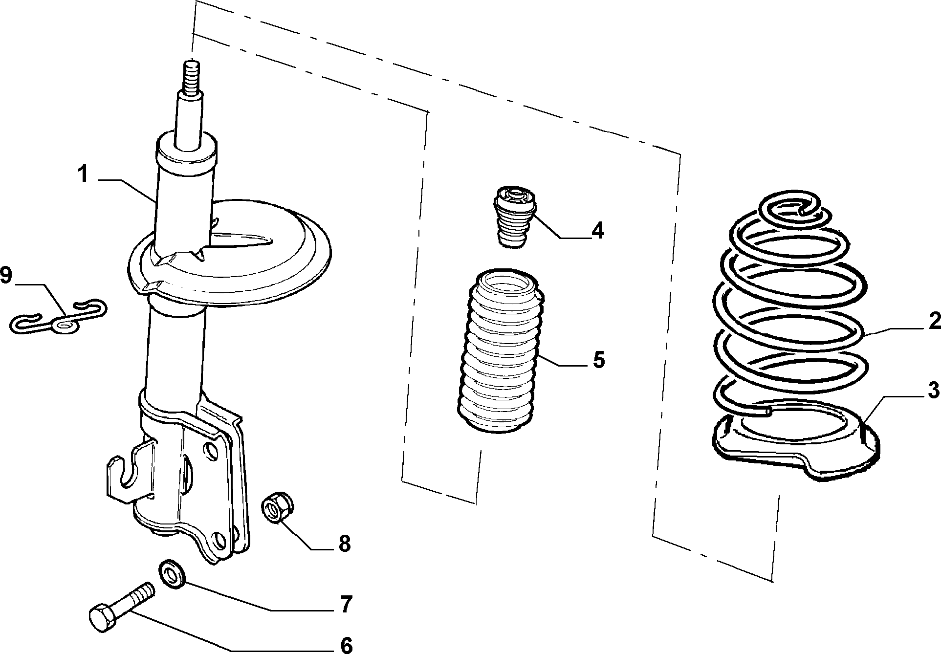 FIAT 46812366 - Amortizators ps1.lv