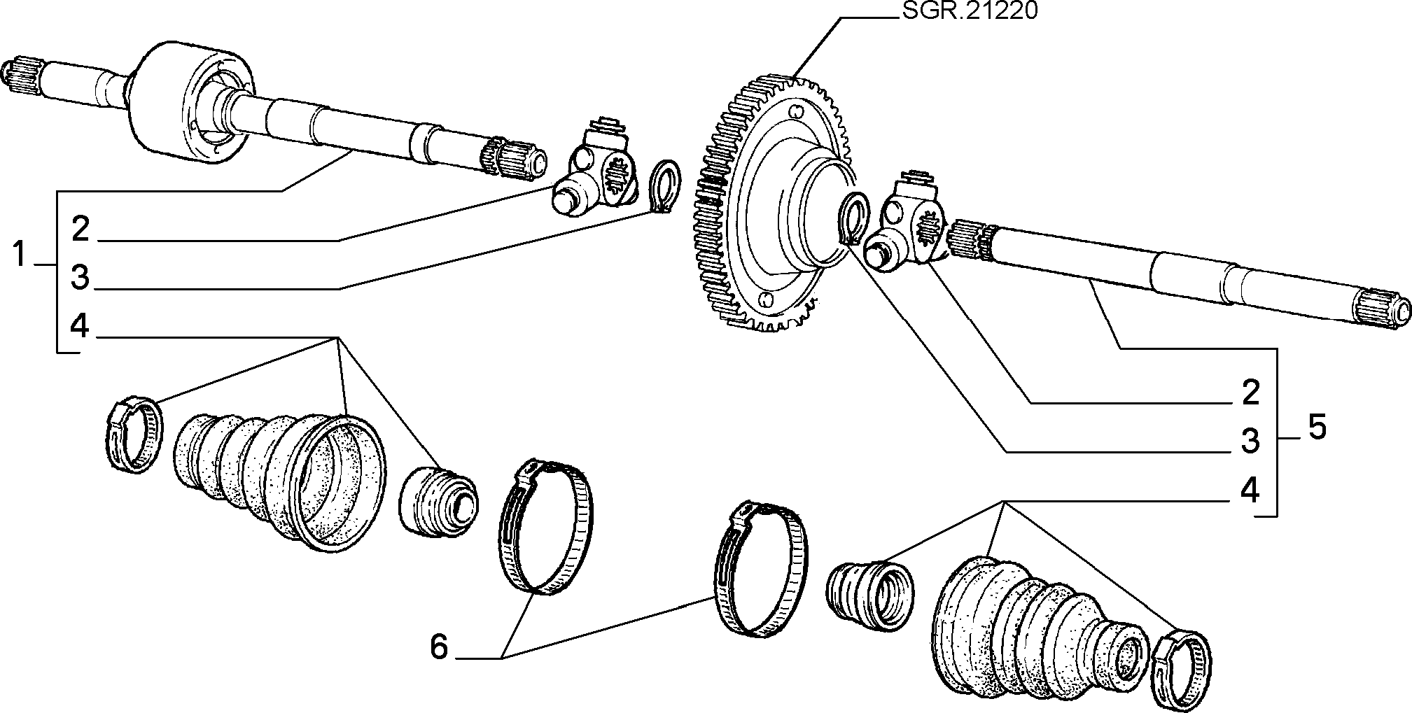 FIAT 46307998 - Piedziņas vārpsta ps1.lv