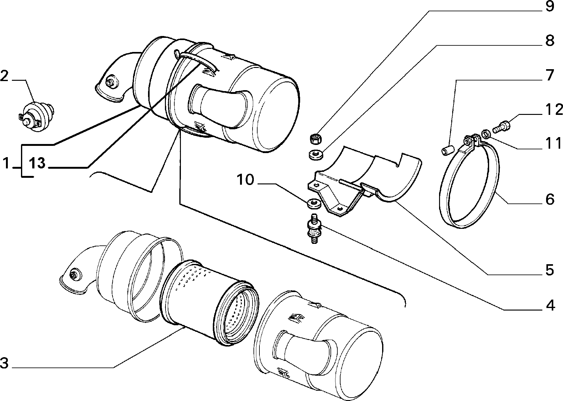 FIAT 71754225 - Gaisa filtrs ps1.lv