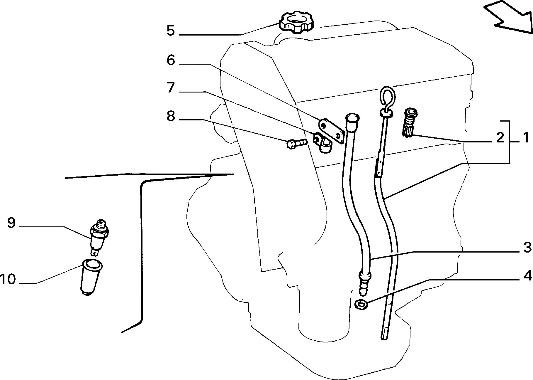 Alfa Romeo 4859914 - Devējs, Eļļas spiediens ps1.lv