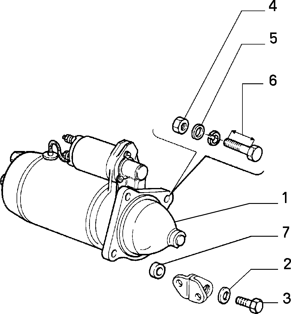 FIAT / LANCIA 4448694 - Starteris ps1.lv