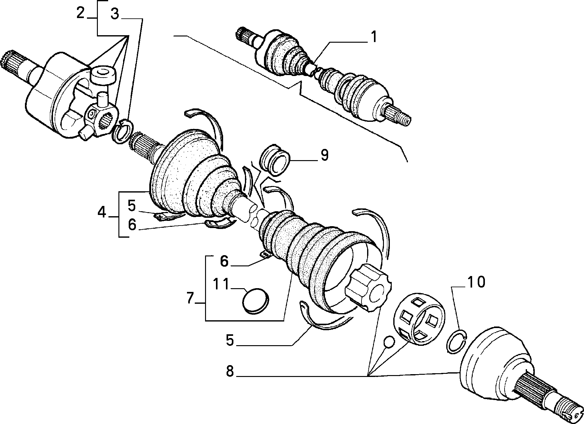 FIAT 95653068 - Putekļusargs, Piedziņas vārpsta ps1.lv