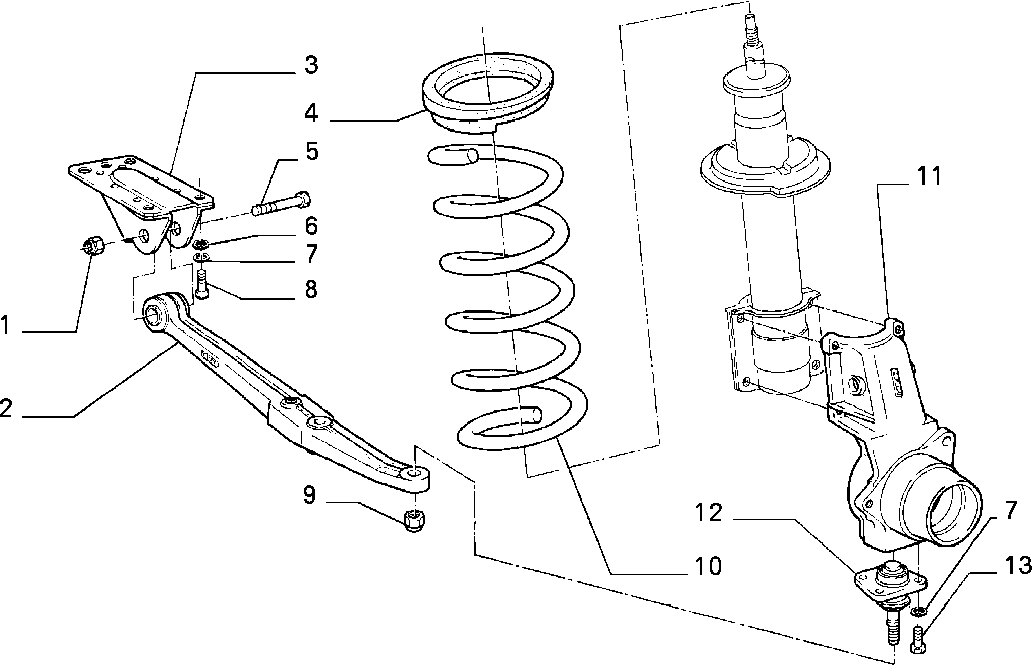 Alfa Romeo 7 567 284 - Balst / Virzošais šarnīrs ps1.lv