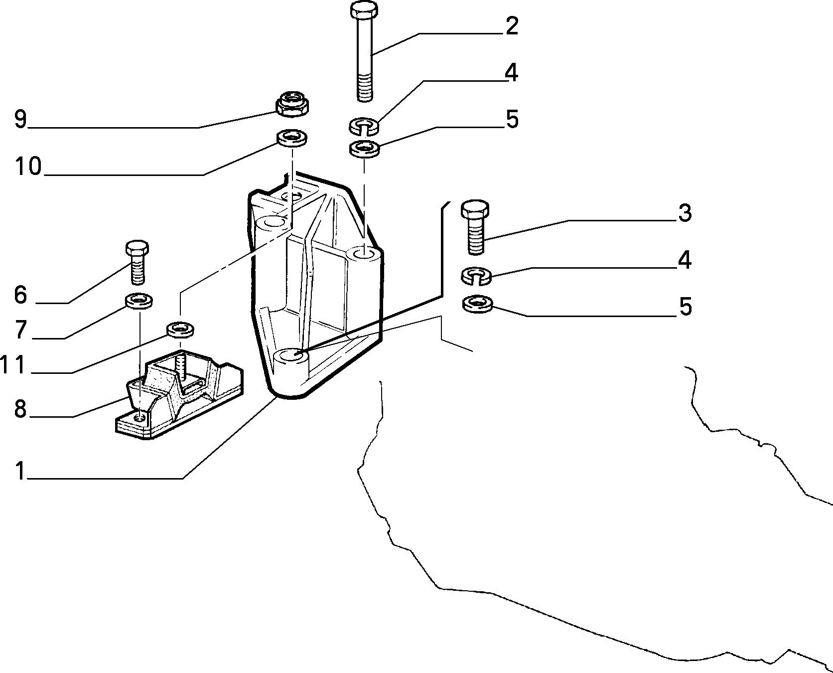 RENAULT TRUCKS 1307907080 - Piekare, Dzinējs ps1.lv