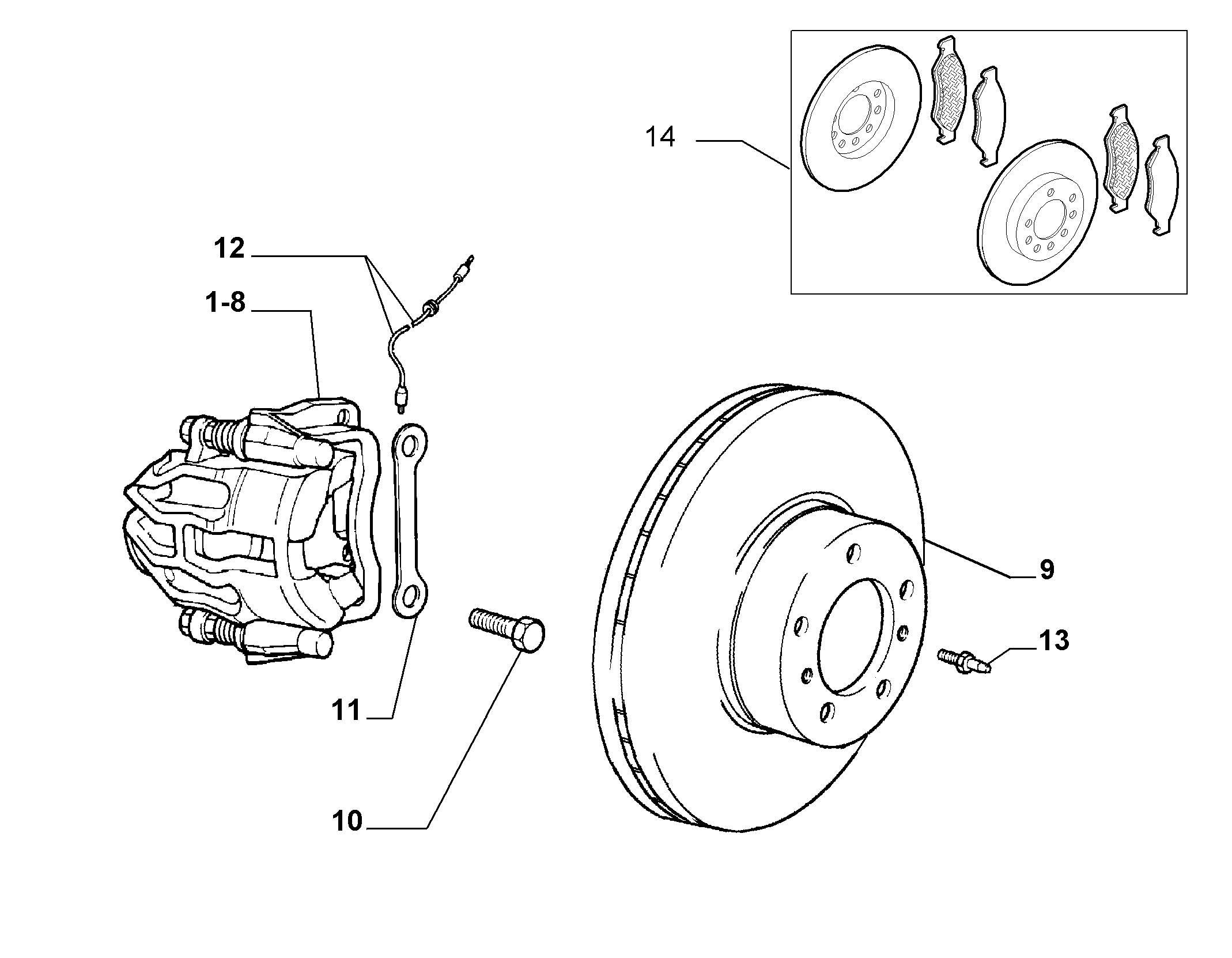 Alfa Romeo 71739637 - Bremžu diski ps1.lv