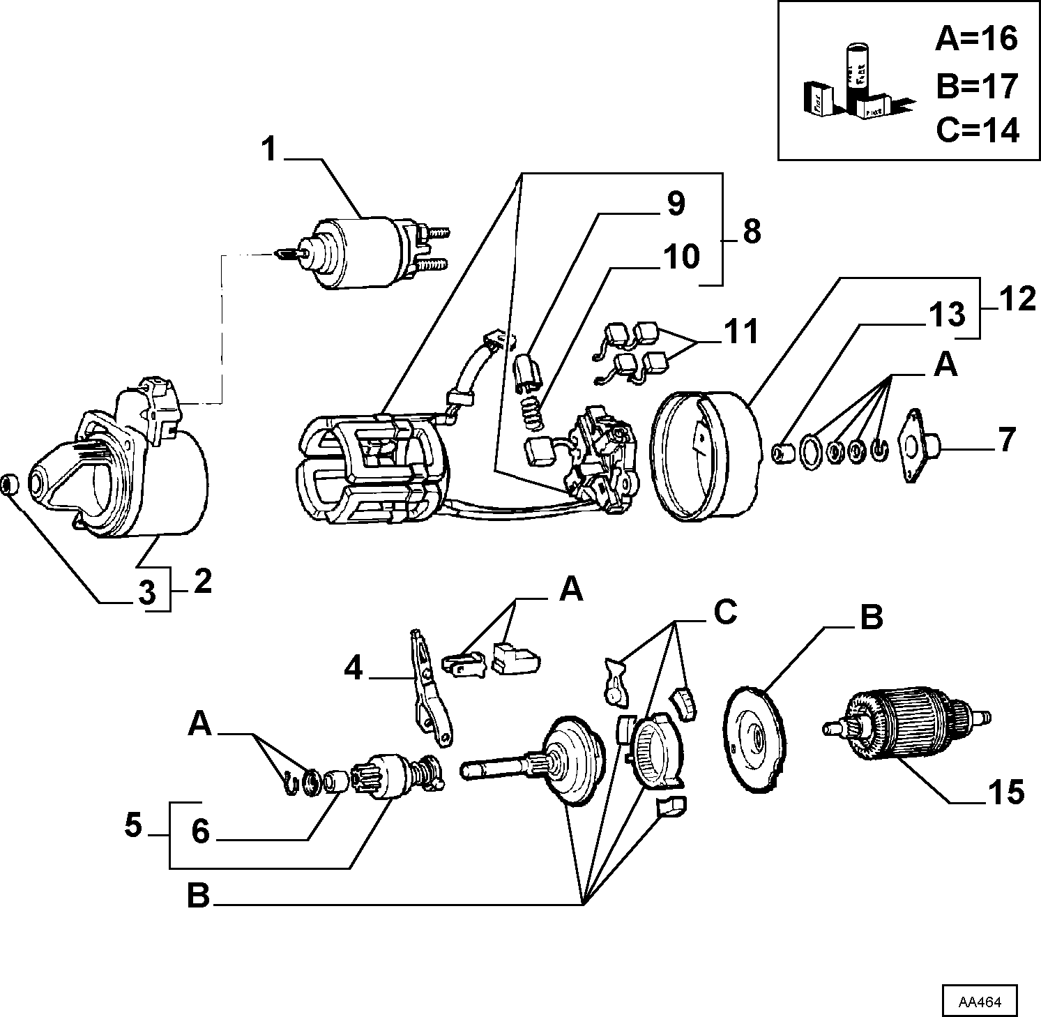 Lancia 9944478 - Ievilcējrelejs, Starteris ps1.lv