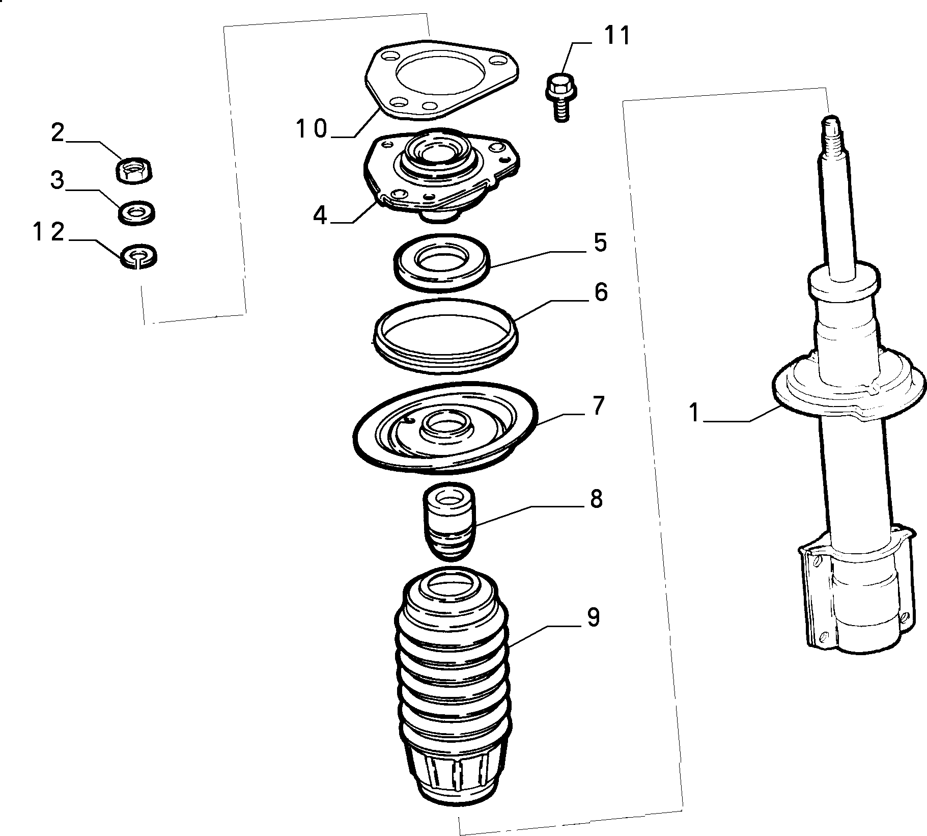 FIAT 1313 381 080 - Gājiena ierobežotājs, Atsperojums ps1.lv