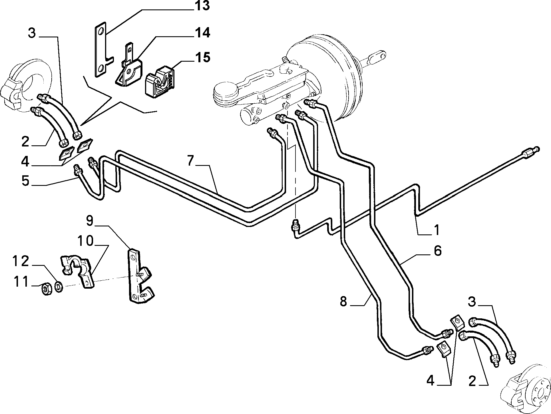 DAEWOO 1311401080 - Bremžu šļūtene ps1.lv