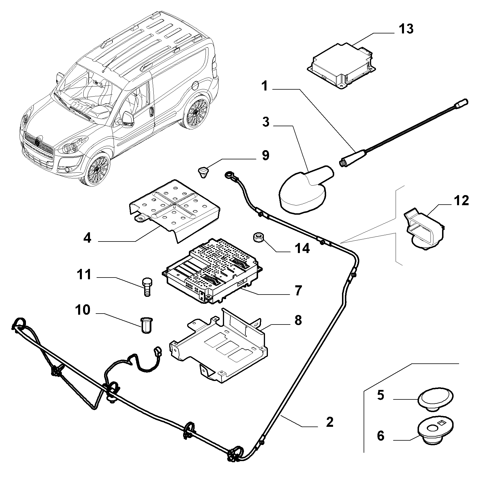 FIAT 51783372 - Antena ps1.lv