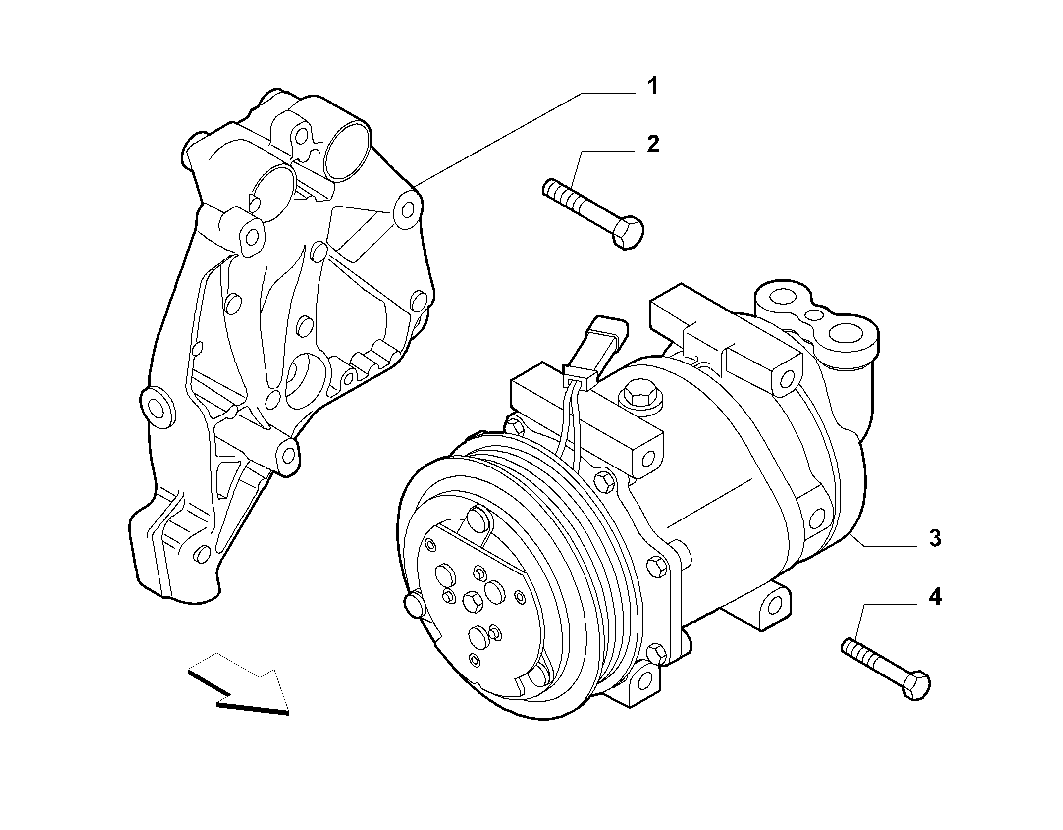 FIAT 51868880 - Kompresors, Gaisa kond. sistēma ps1.lv