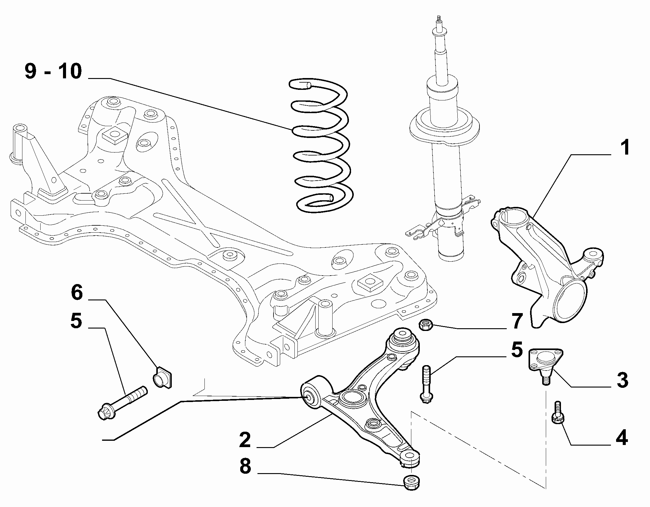 FIAT / LANCIA 1352227080 - Neatkarīgās balstiekārtas svira, Riteņa piekare ps1.lv