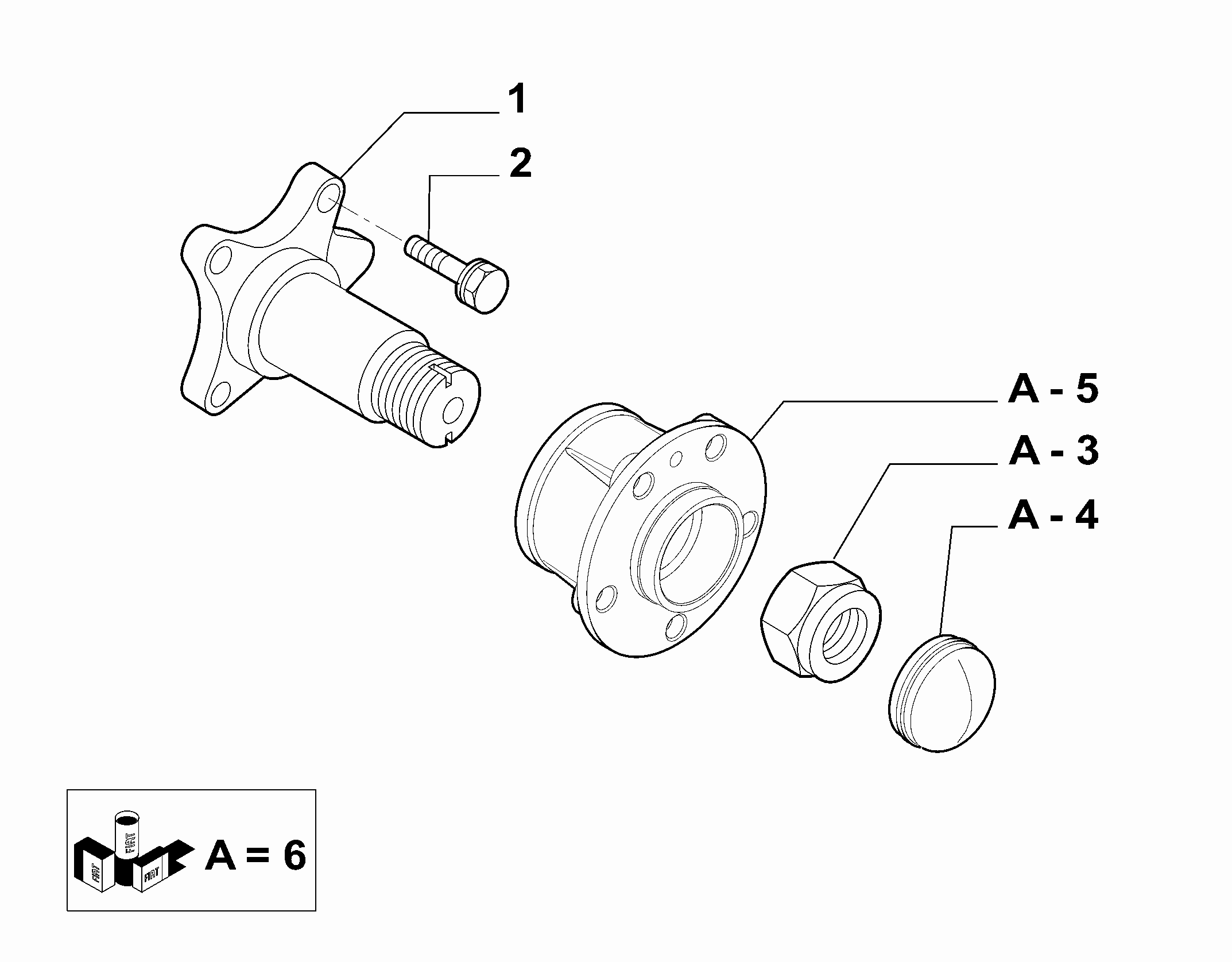 FIAT 51785499 - Uzgrieznis, Ass kakliņš ps1.lv