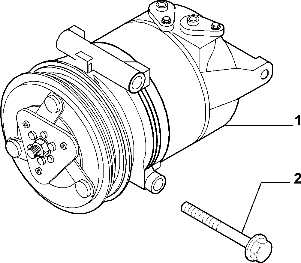 Alfa Romeo 9658128580 - Kompresors, Gaisa kond. sistēma ps1.lv